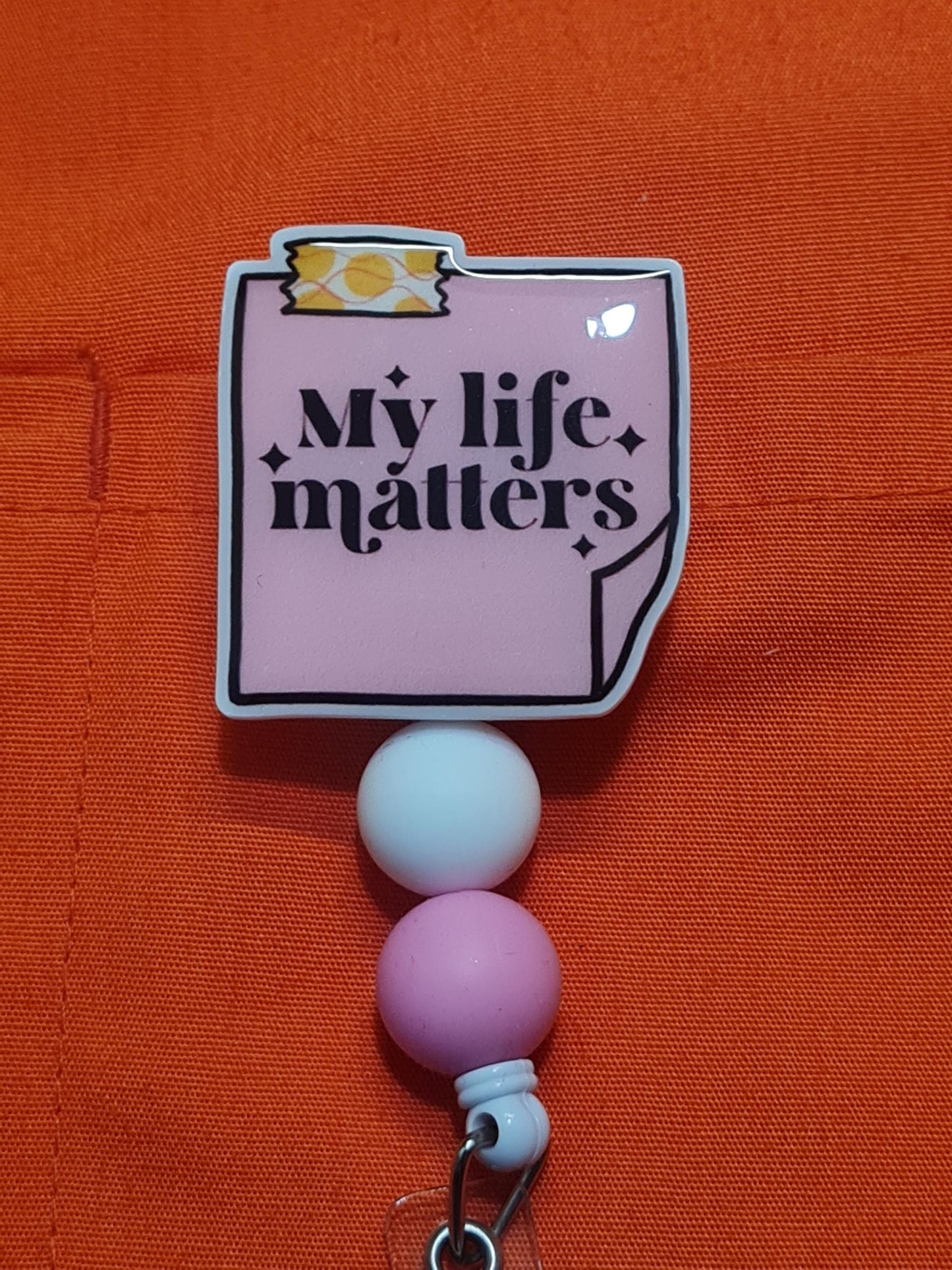 My Life Matters Badge Reel ~ ID Badge Reel ~Health Care Badge Reel ~ Work Badge~ Medical Badge Reel ~ RN Badge Reel ~ Nurse Badge Reel