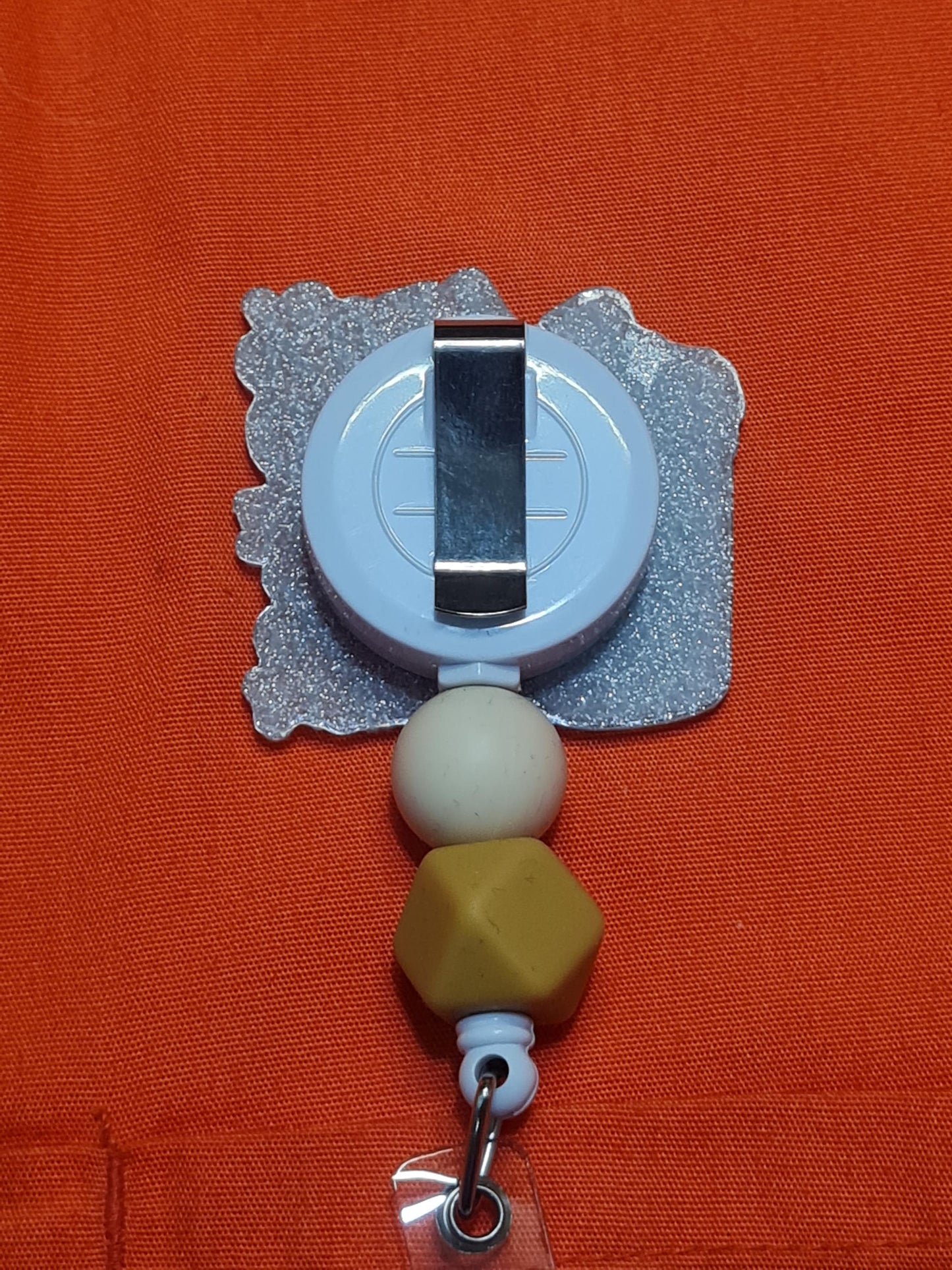 50% Iced Coffee 50 percent Anxiety Badge Reel ~  Health Care Badge Reel ~ Work Badge ~ Medical Badge Reel ~ Iced Coffee Badge Reel ~ RN Reel