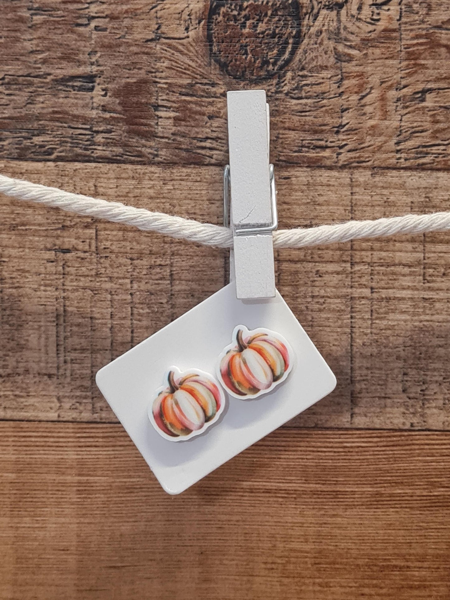 Pumpkin Earrings ~ Fall Pumpkins Earrings ~ Fall Earrings ~ Post Earrings ~ Post Earrings ~ Stacked Pumpkins ~ Happy Fall Y'all