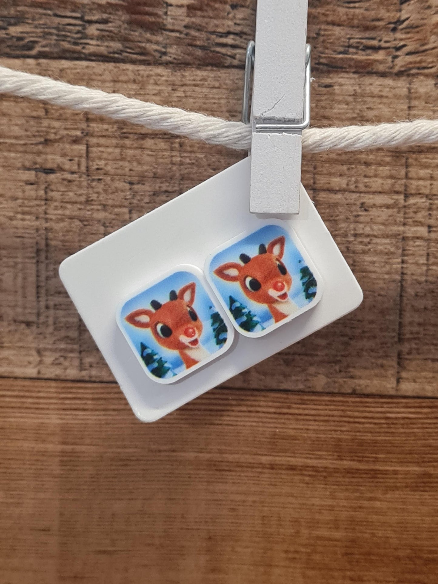 Christmas Earrings ~ Christmas Animal Earrings ~ Holiday Earrings ~ Xmas Earrings ~ Kids Earrings ~ Christmas Jewelry~ Highland Cow Earrings