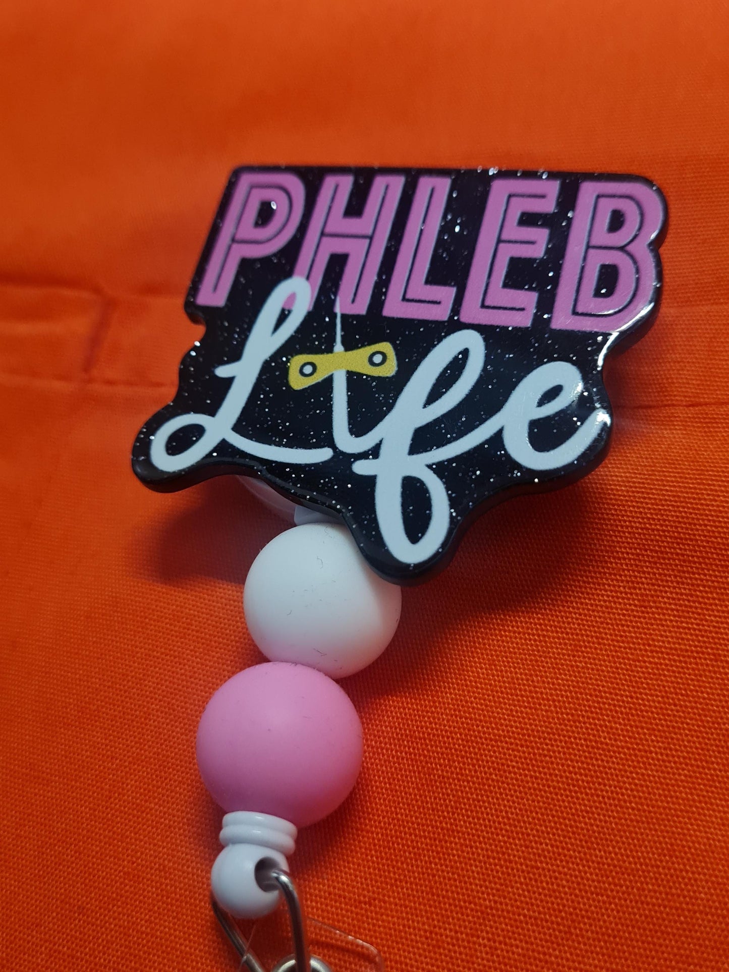 Phlebotomy Badge Reel ~ ID Badge Reel ~ Health Care Badge Reel ~ Medical Badge Reel~ Phlebotomist Badge Reel ~ Phleb Life Badge Reel