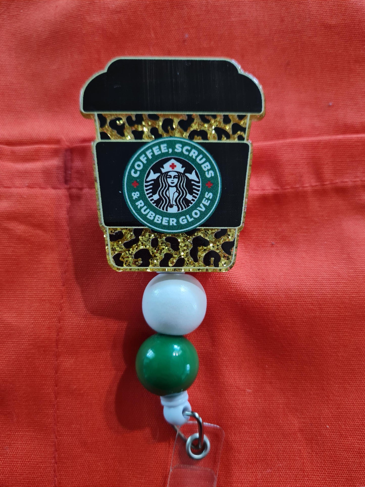 Coffee Badge Reel ~  Health Care Badge Reel ~ Work Badge ~ Medical Badge Reel ~ Fueled By Coffee Badge Reel ~ RN Reel ~ Coffee Lover Badge
