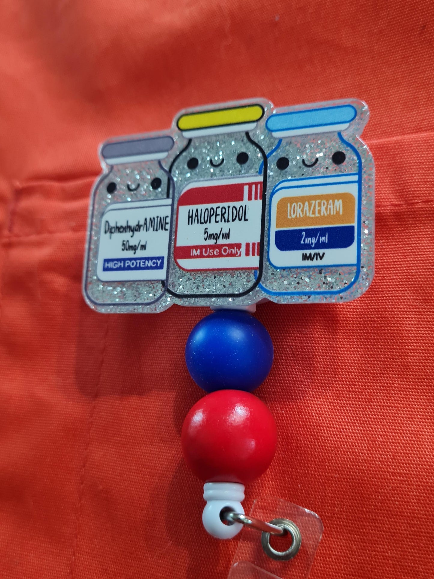 Pharmacy Badge Reel ~ ID Badge Reel ~Health Care Badge Reel ~ Pharmacy Tech Badge Reel ~ Medical Badge Reel ~ RN Badge ~ Nurse Badge Reel