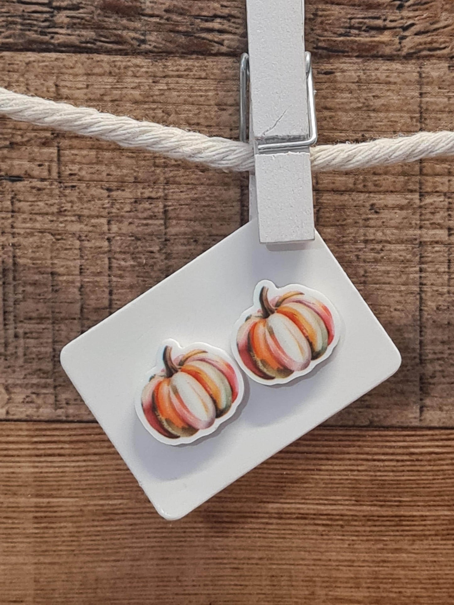 Pumpkin Earrings ~ Fall Pumpkins Earrings ~ Fall Earrings ~ Post Earrings ~ Post Earrings ~ Stacked Pumpkins ~ Happy Fall Y'all
