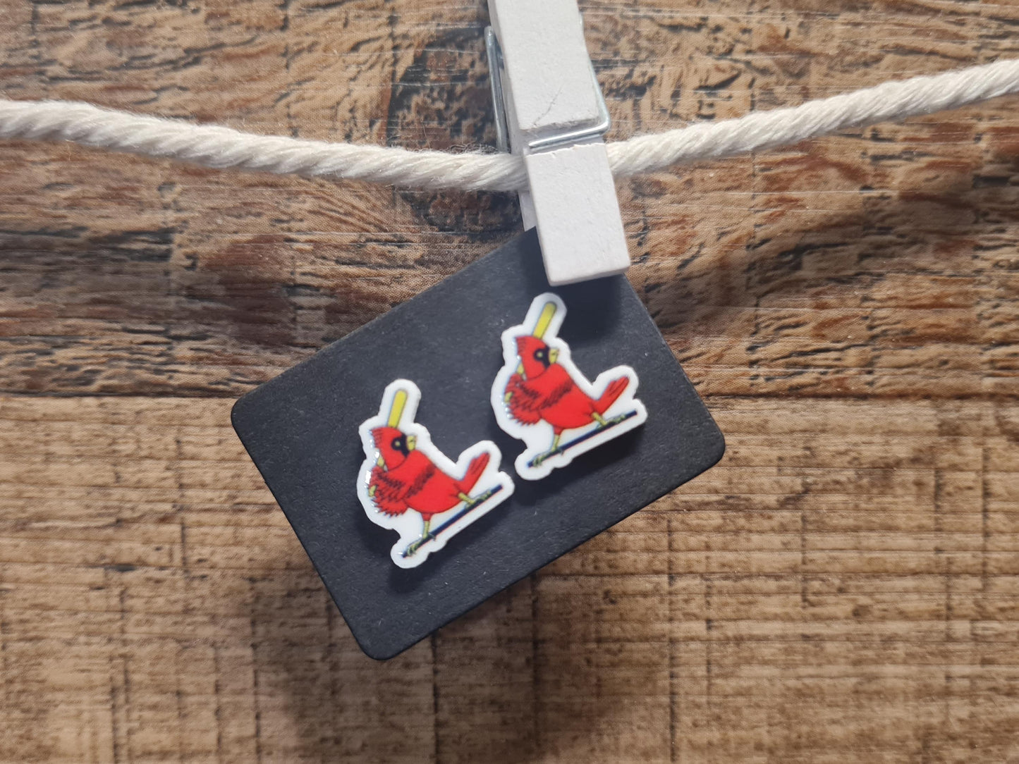 Cardinals Baseball Earrings ~ St Louis Cardinals Earrings ~ Baseball Earrings ~ Post Earrings ~ Cardinals ~ Saint Louis ~ Baseball Fan