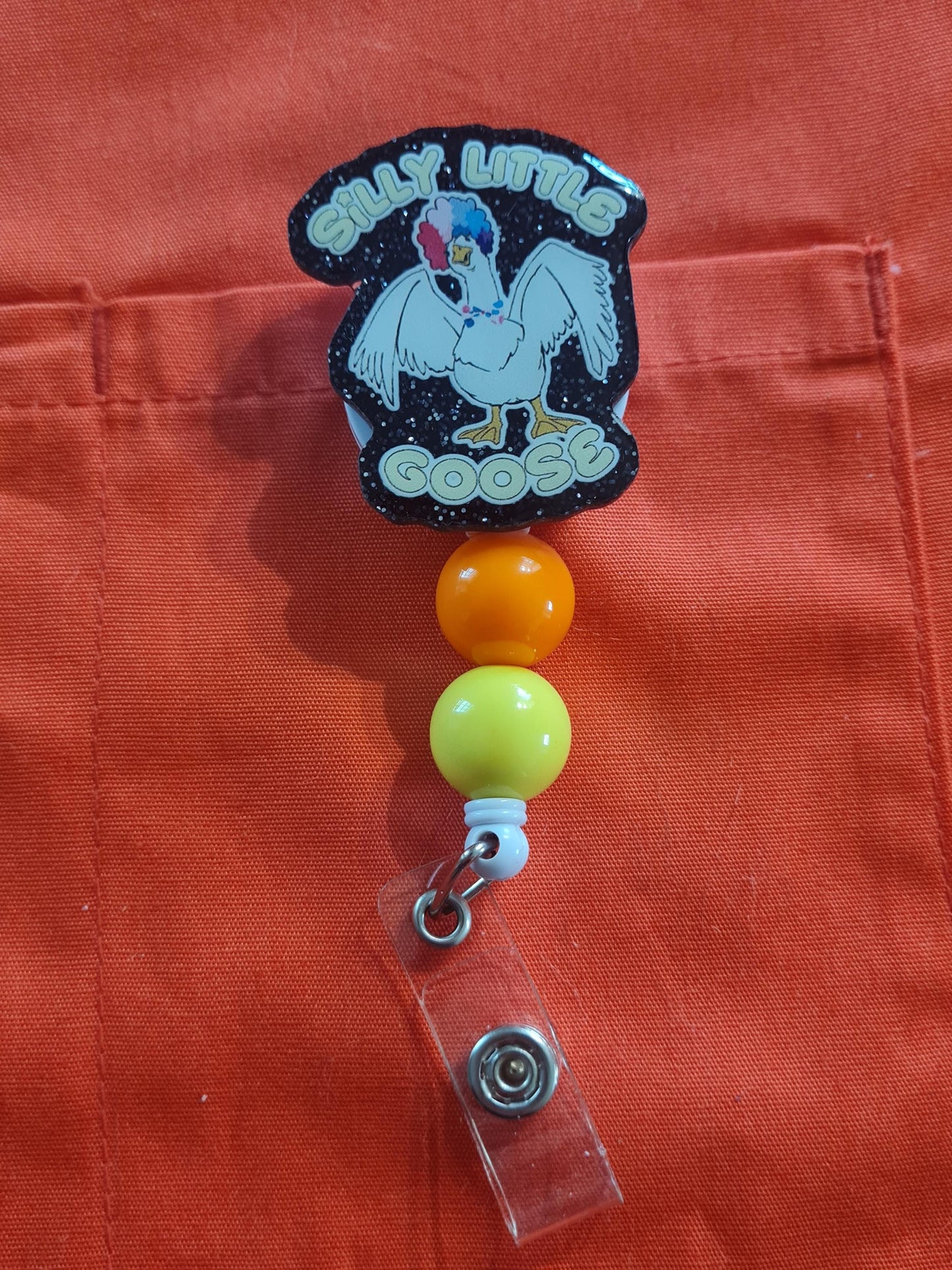 Silly Goose Badge Reel ~  Health Care Badge Reel ~ Work Badge ~ Medical Badge Reel ~ Goose Badge Reel ~ RN ~ Silly Goose ~ Serious Goose