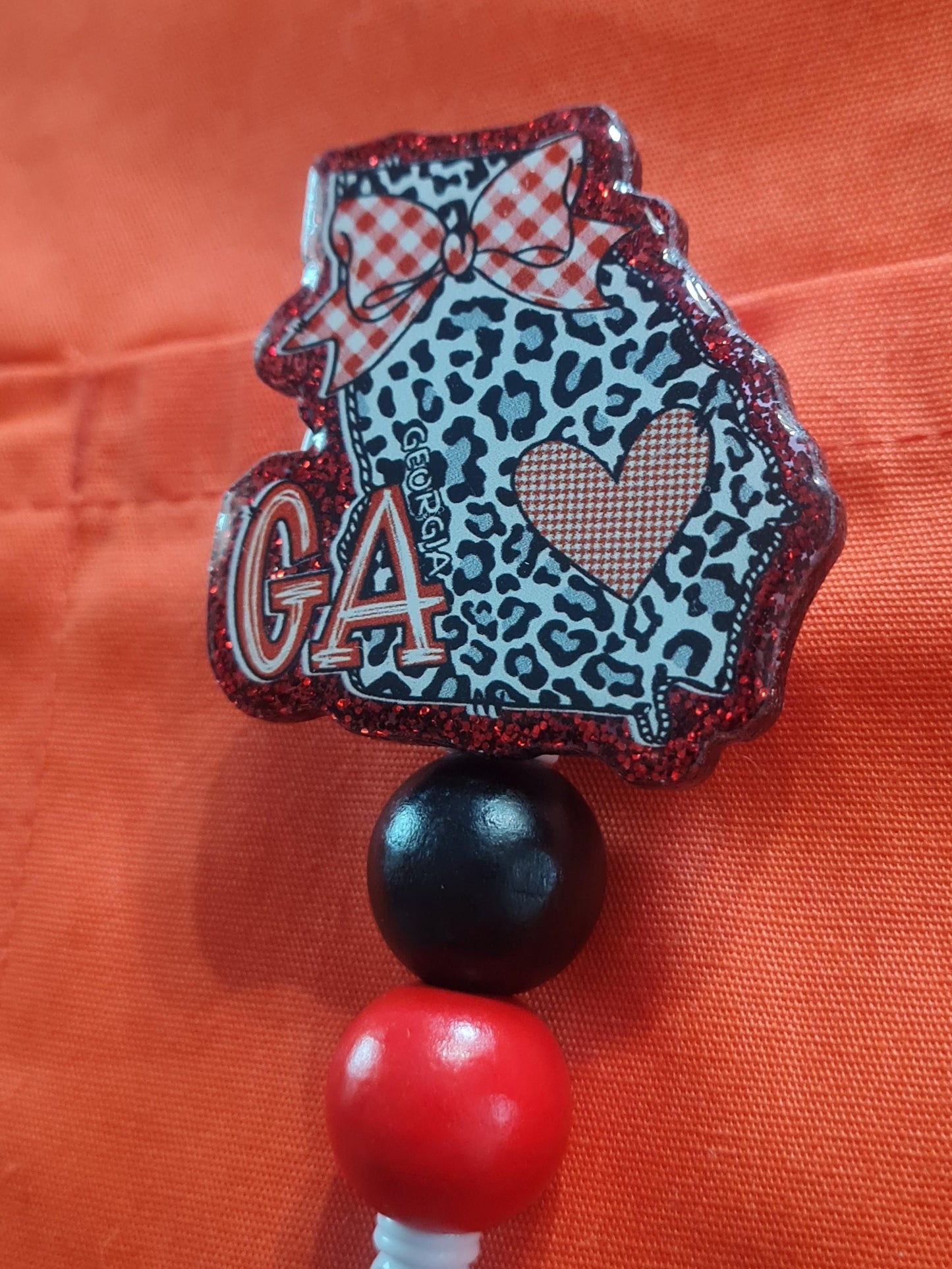 Georgia Girl Badge Reel ~ ID Badge Reel ~ Health Care Badge Reel ~ Bulldogs ~ Georgia Badge Reel ~ State of Georgia Badge Reel