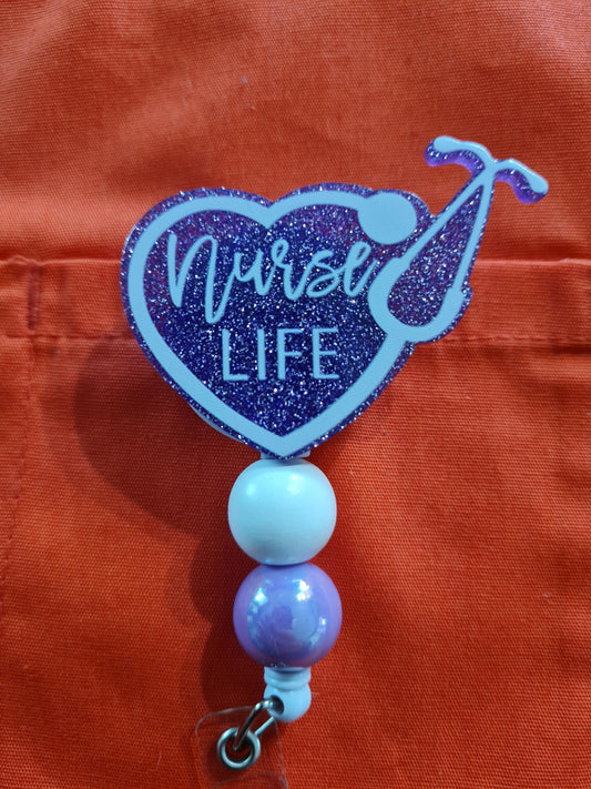 Nurse Life Badge Reel ~ ID Badge Reel ~ Health Care Badge Reel ~ Medical Badge Reel~ Nurse Badge Reel ~ RN Badge Reel