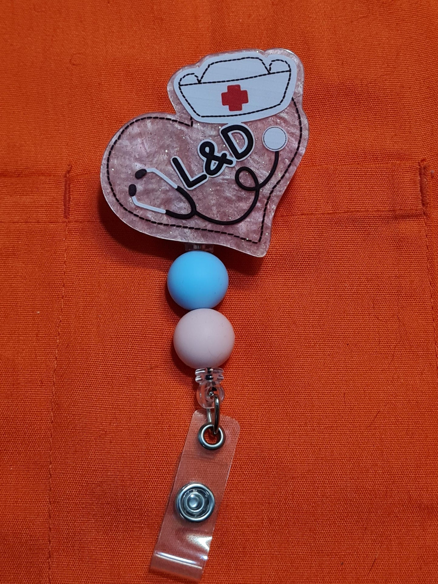 L and D Badge Reel ~ Labor & Delivery Badge Reel ~ Health Care Badge Reel ~ Medical Badge Reel~ Nurse Badge Reel ~ OBGYN Badge Reel