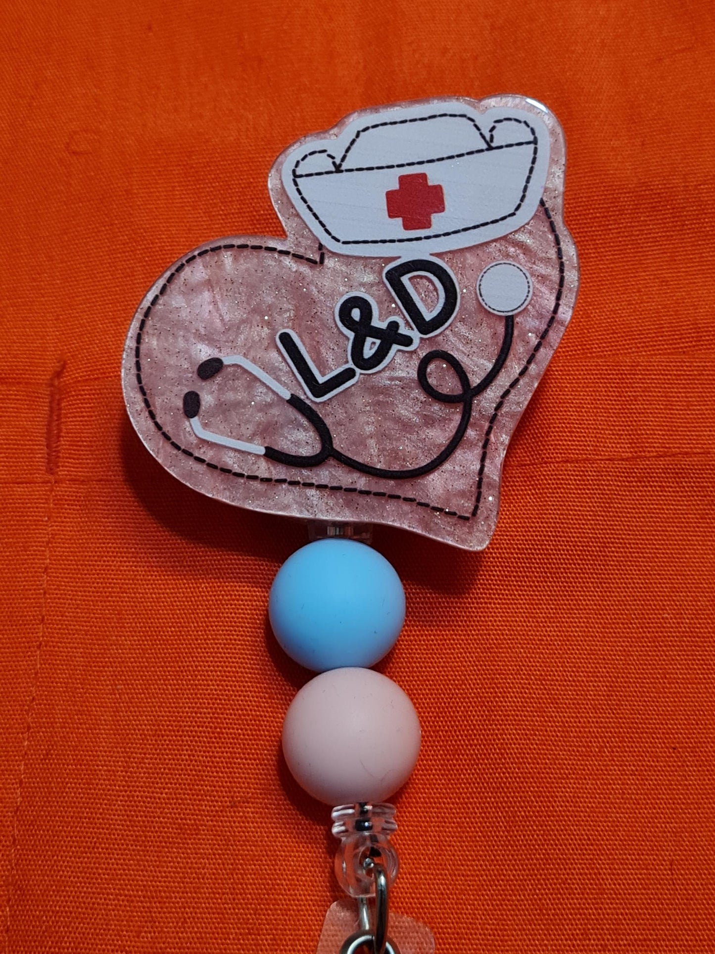 L and D Badge Reel ~ Labor & Delivery Badge Reel ~ Health Care Badge Reel ~ Medical Badge Reel~ Nurse Badge Reel ~ OBGYN Badge Reel