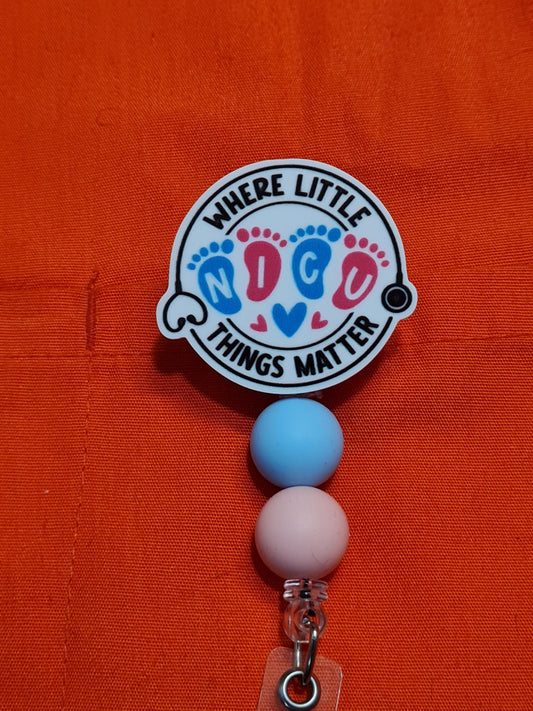 NICU Badge Reel ~ Neonatal Intensive Care Badge Reel ~ Health Care Badge Reel~ Medical Badge Reel~ Nurse Badge Reel~ Neonatal ICU Badge Reel