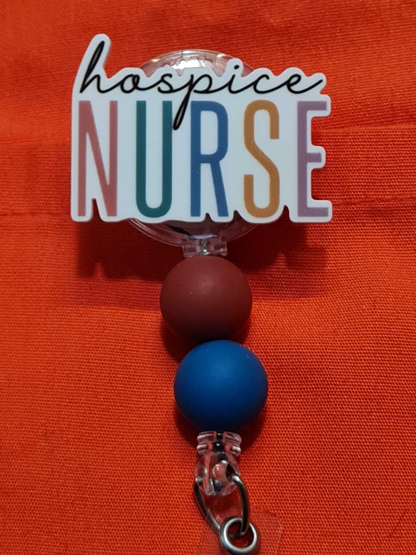 Hospice Nurse Badge Reel ~ Hospice Badge Reel ~ Health Care Badge Reel~ Medical Badge Reel~ Nurse Badge Reel~ RN Badge Reel