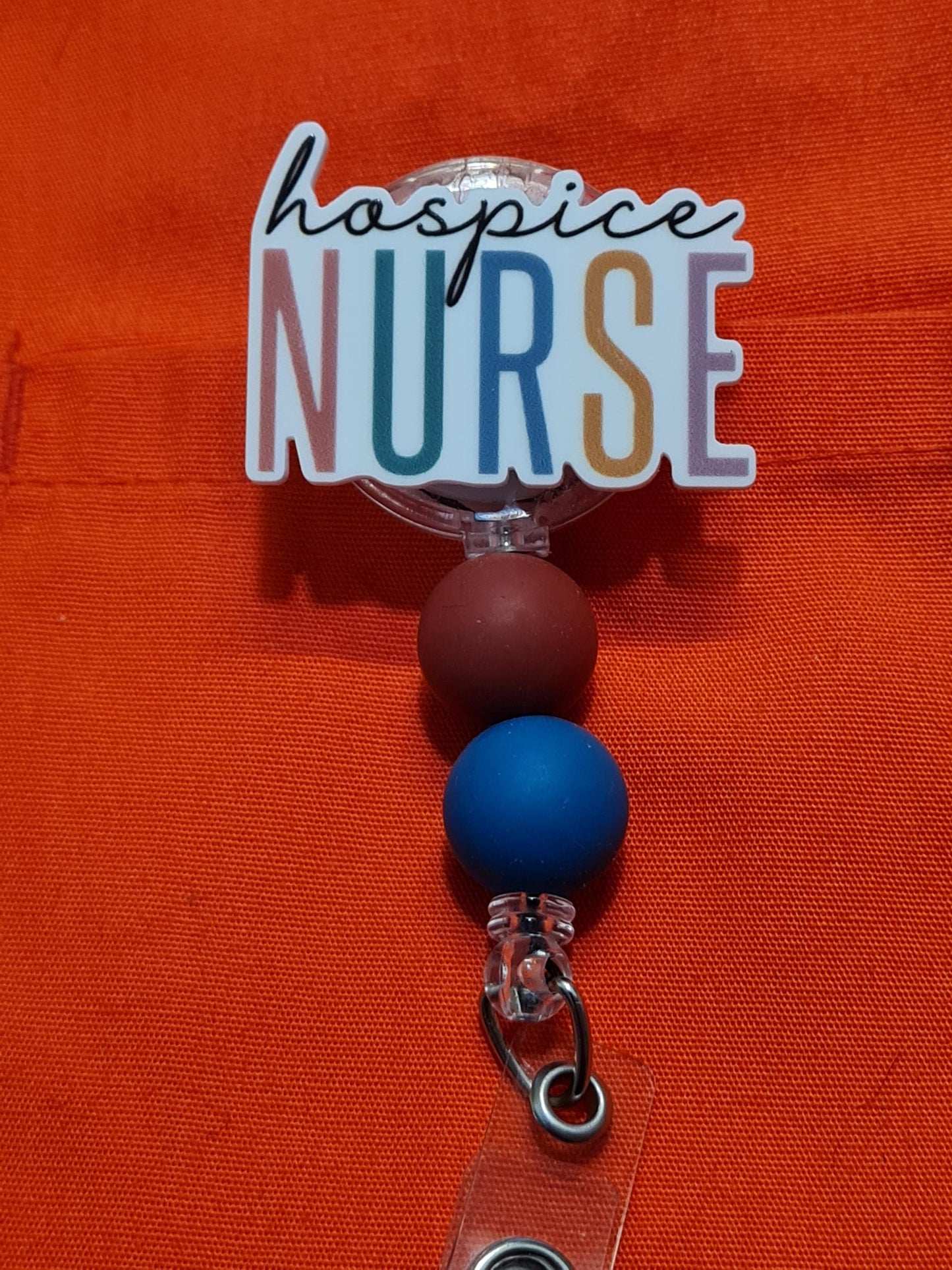 Hospice Nurse Badge Reel ~ Hospice Badge Reel ~ Health Care Badge Reel~ Medical Badge Reel~ Nurse Badge Reel~ RN Badge Reel