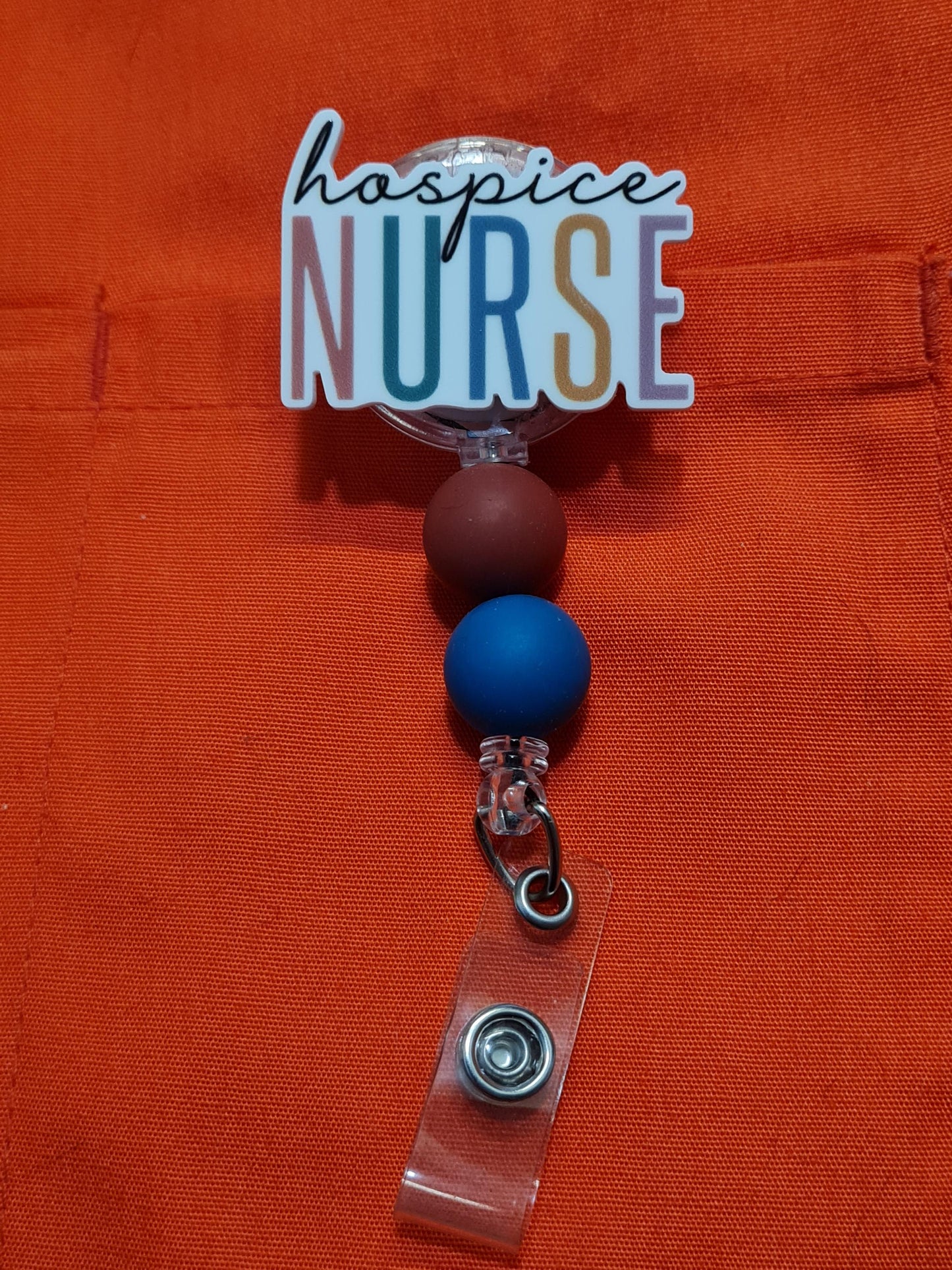 Hospice Nurse Badge Reel ~ Hospice Badge Reel ~ Health Care Badge Reel~ Medical Badge Reel~ Nurse Badge Reel~ RN Badge Reel