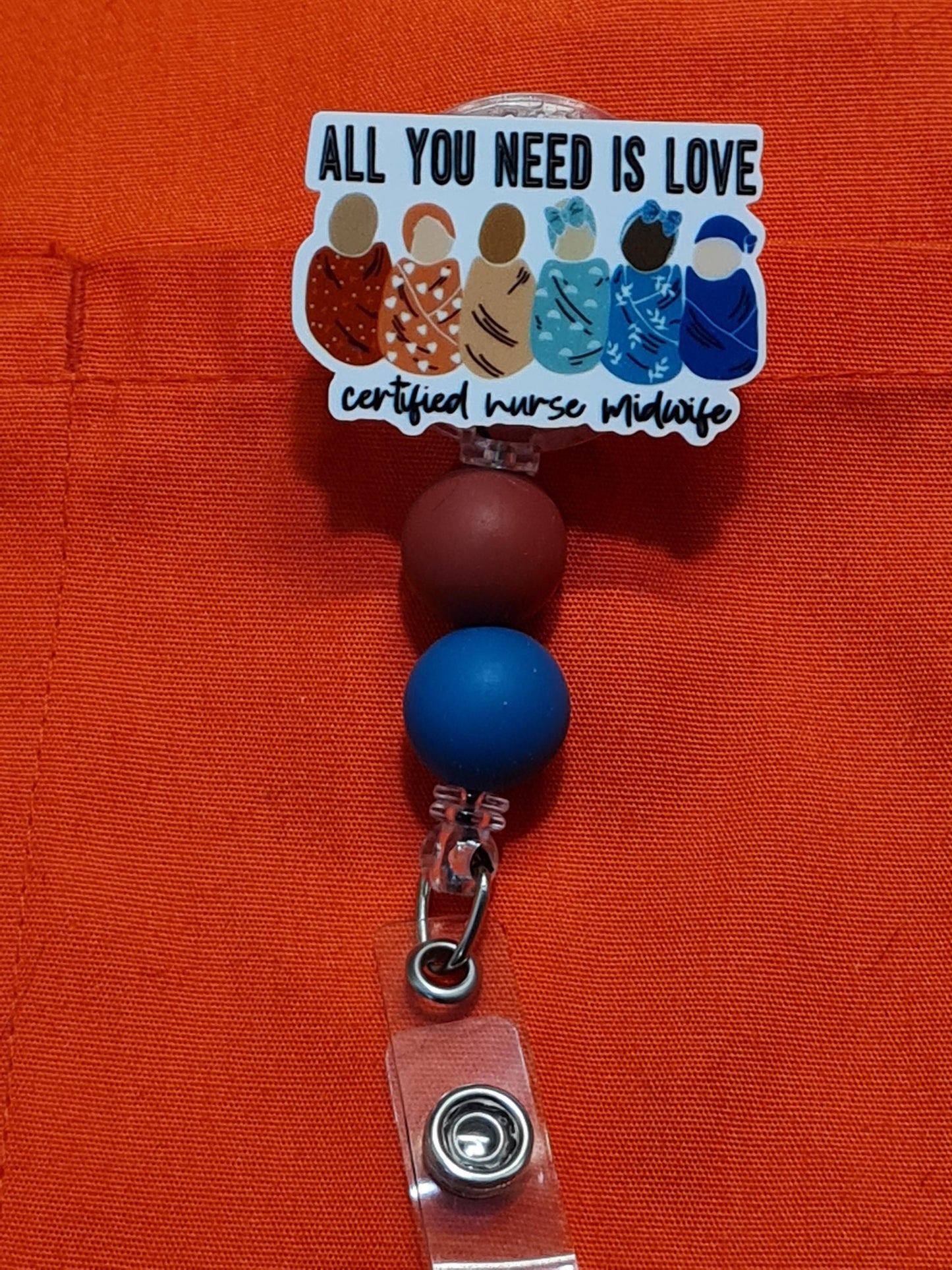 Certified Nurse Midwife Badge Reel ~ Midwife Badge Reel ~ Health Care Badge Reel~ Medical Badge Reel~ Nurse Badge Reel~ RN Badge Reel