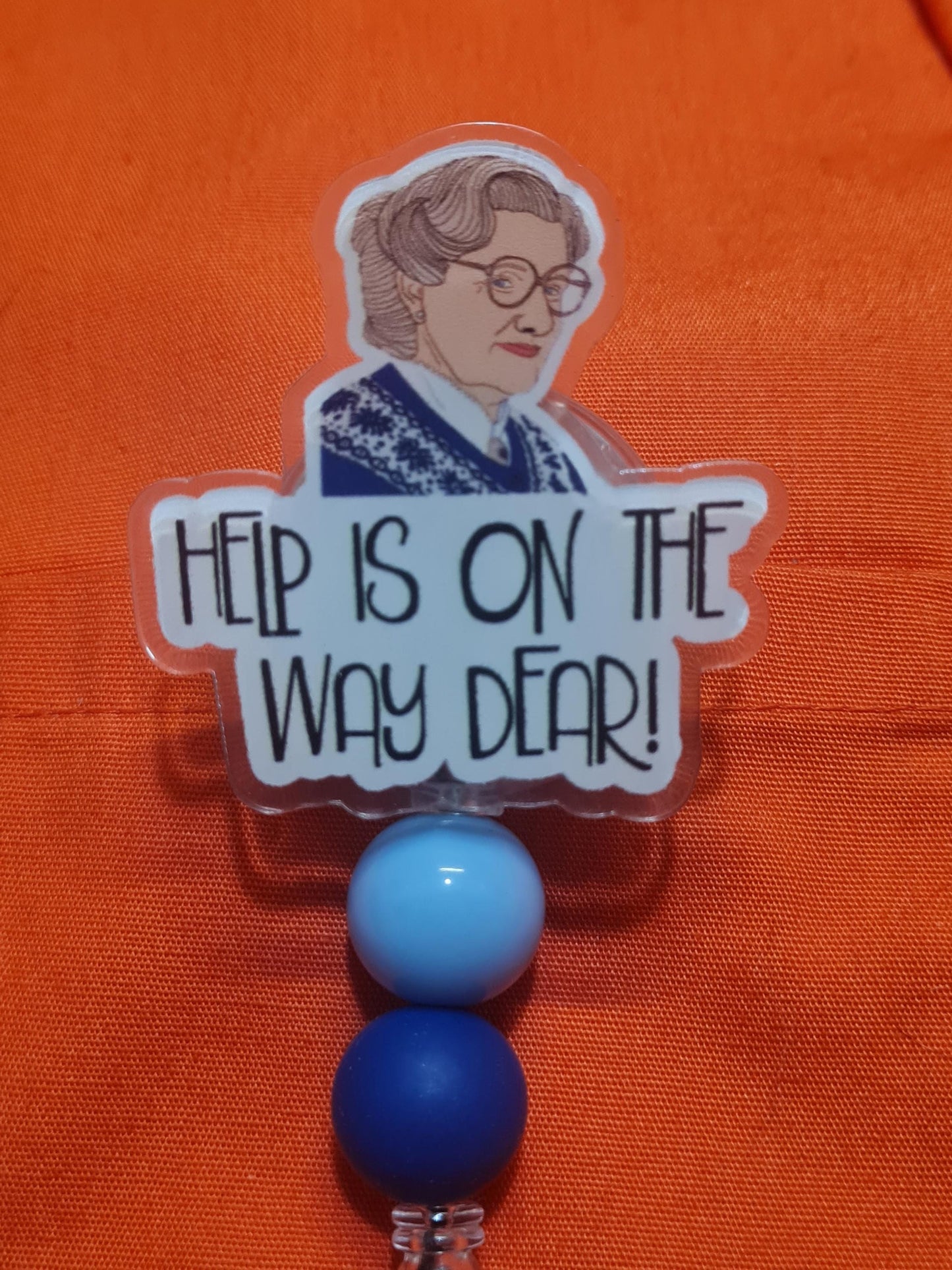 Help Is on the Way Badge Reel ~  Badge Reel ~ Health Care Badge Reel~ Medical Badge Reel~ Nurse Badge Reel ~ RN Badge Reel