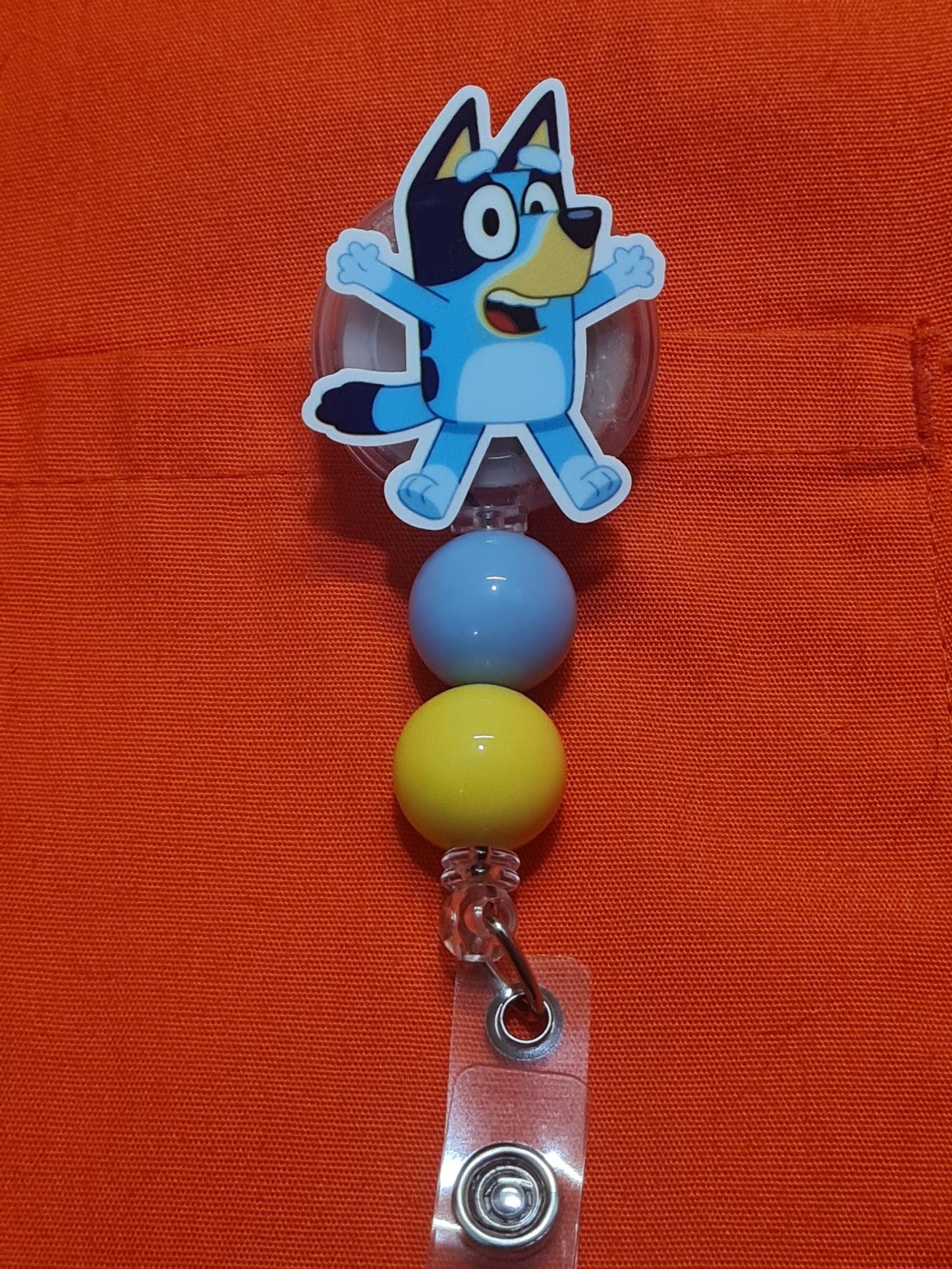 Blue Dog Badge Reel ~  Badge Reel ~ Health Care Badge Reel~ Medical Badge Reel~ Nurse Badge Reel ~ RN Badge Reel ~ Pediatric Badge Reel