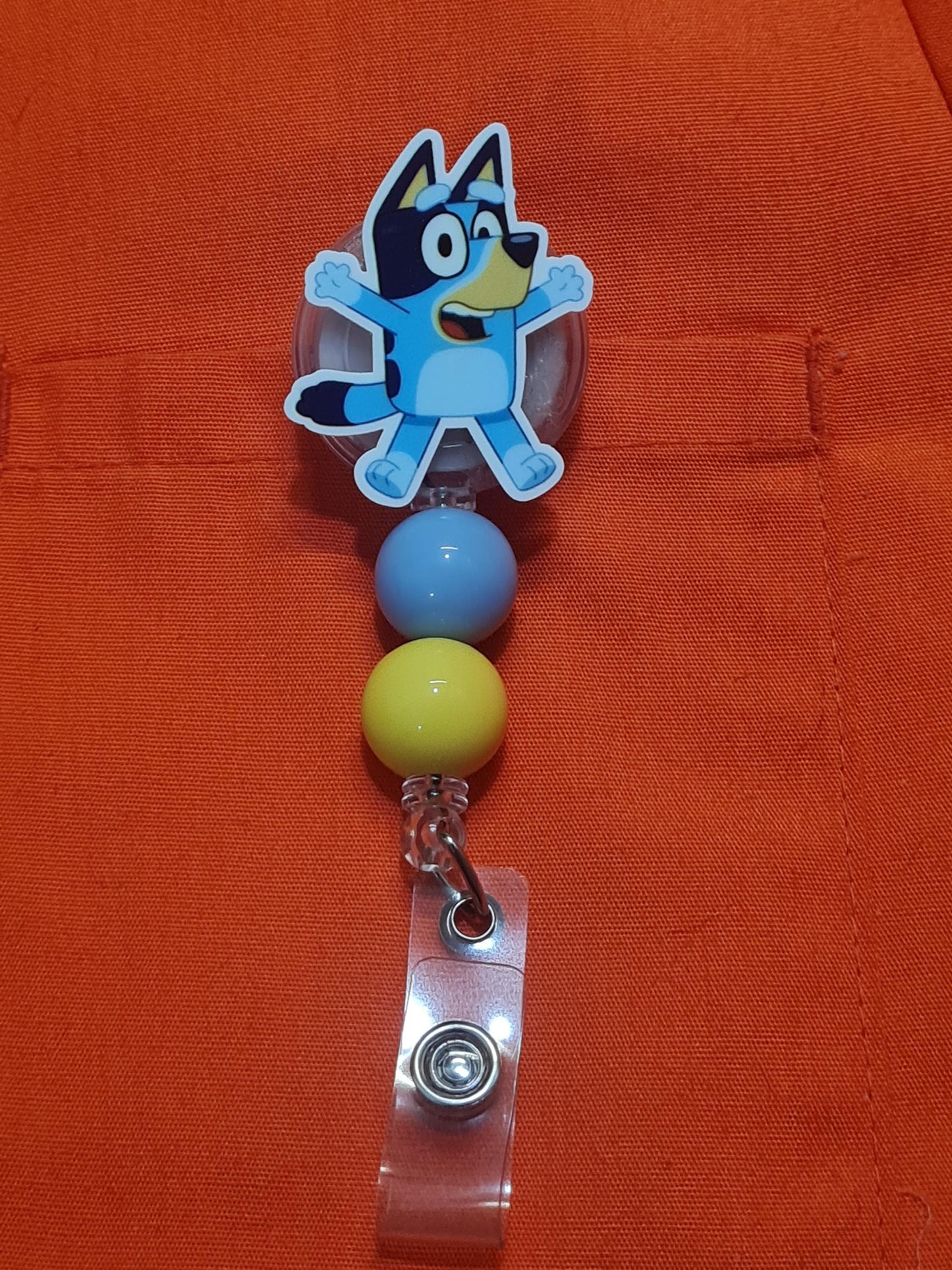 Blue Dog Badge Reel ~  Badge Reel ~ Health Care Badge Reel~ Medical Badge Reel~ Nurse Badge Reel ~ RN Badge Reel ~ Pediatric Badge Reel