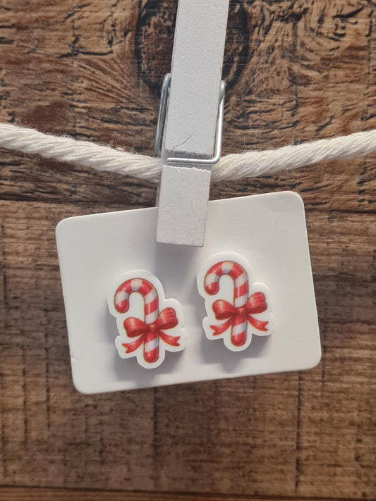 Christmas Earrings ~ Christmas Bow Earrings ~ Holiday Earrings ~ Xmas Earrings ~ Kids Earrings ~ Christmas Jewelry~ Fun Christmas Earrings