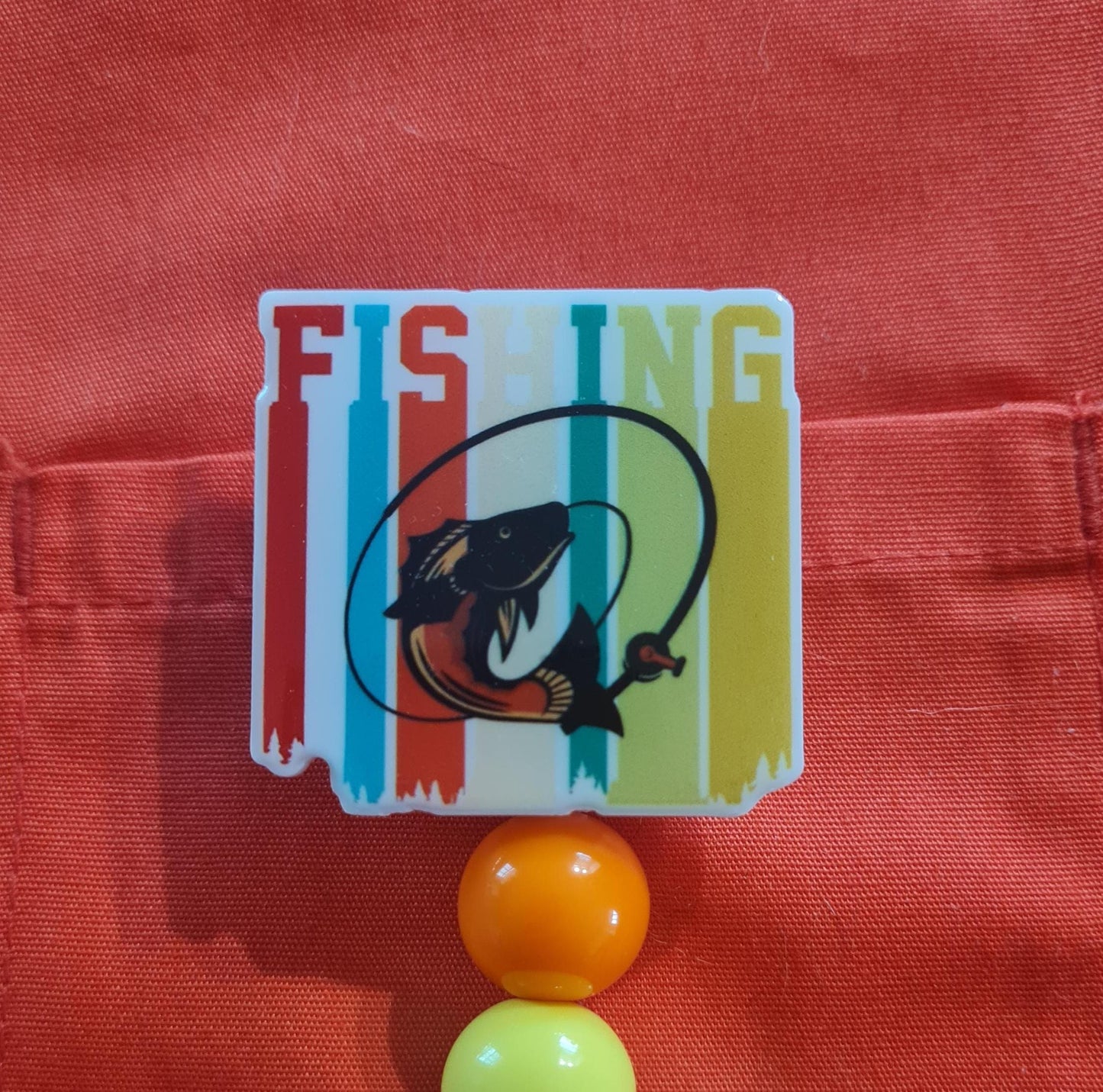 Fishing Badge Reel ~  Badge Reel ~ Health Care Badge Reel ~  Nurse Badge Reel ~ RN Badge Reel ~ Fisherman Badge Reel ~ Bass Fishing Badge