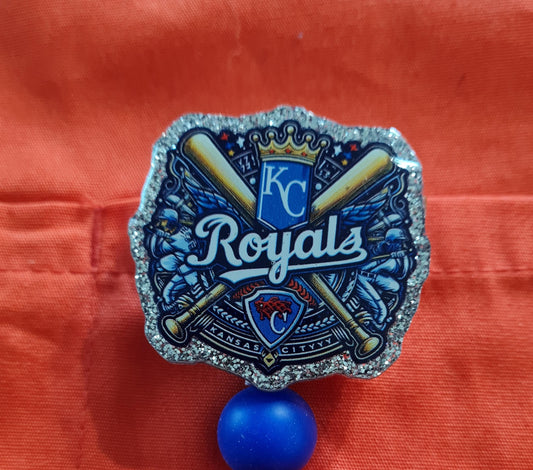 Kansas City Royals Badge Reel ~ ID Badge Reel ~ Health Care Badge Reel ~ Medical Badge Reel ~ Kansas City Badge Reel ~ Royals Baseball