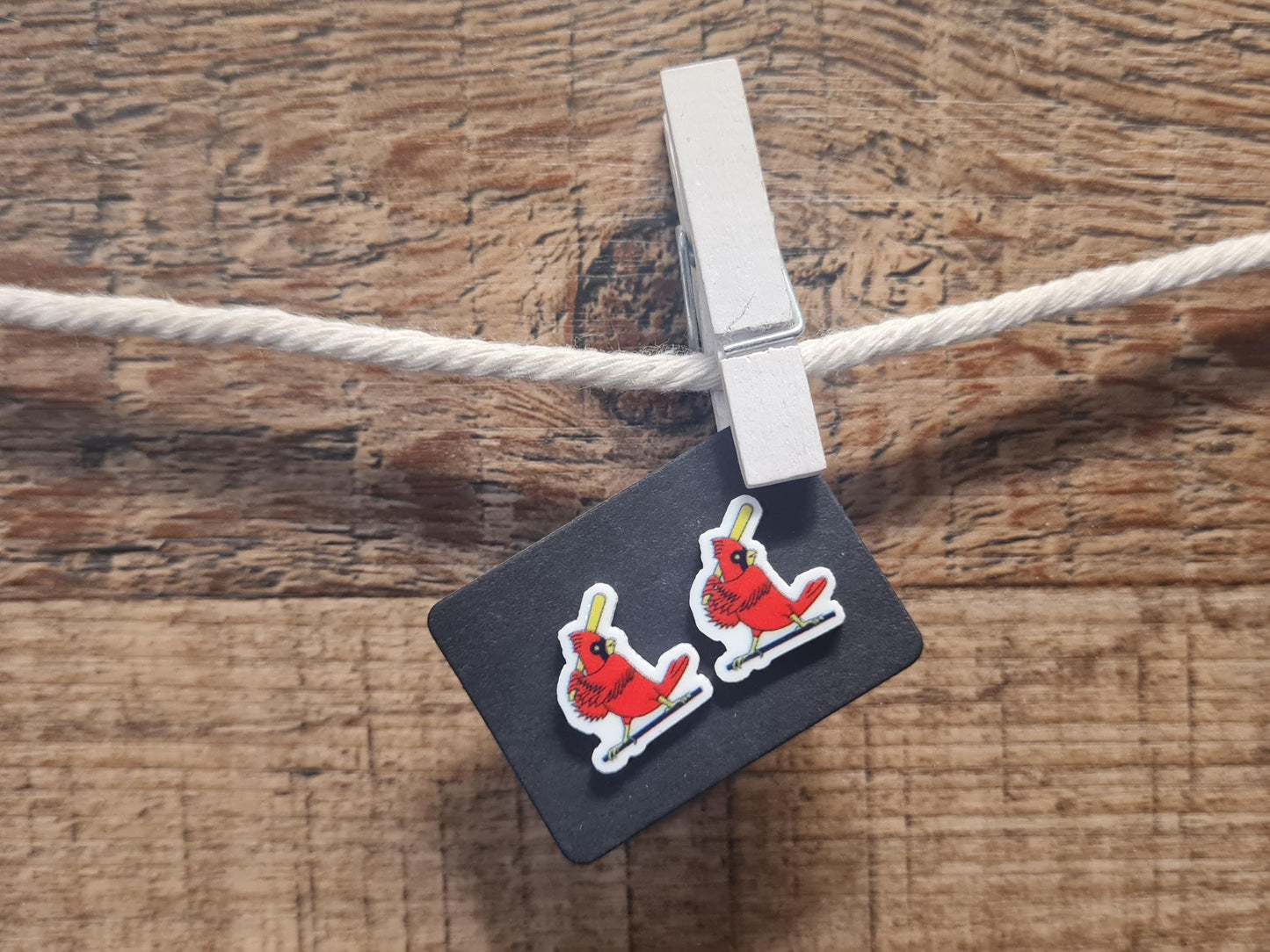 Cardinals Baseball Earrings ~ St Louis Cardinals Earrings ~ Baseball Earrings ~ Post Earrings ~ Cardinals ~ Saint Louis ~ Baseball Fan
