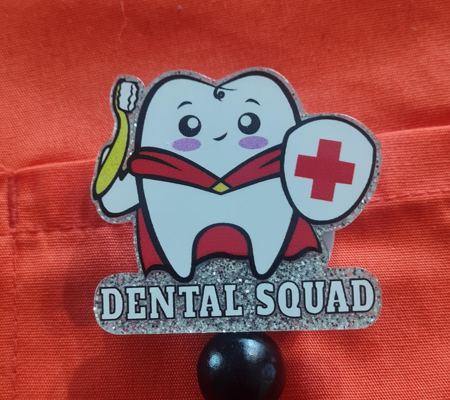 Dental Squad Badge Reel ~ ID Badge Reel ~ Dental Hygienist Badge Reel ~ Dental Assistant Badge Reel ~ Dentist Office Badge Reel