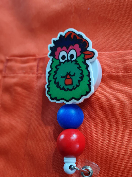 Phillies Badge Reel ~ ID Badge Reel ~ Health Care Badge Reel ~ Medical Badge Reel ~ Philadelphia Phillies Badge Reel ~ Phanatic Badge Reel