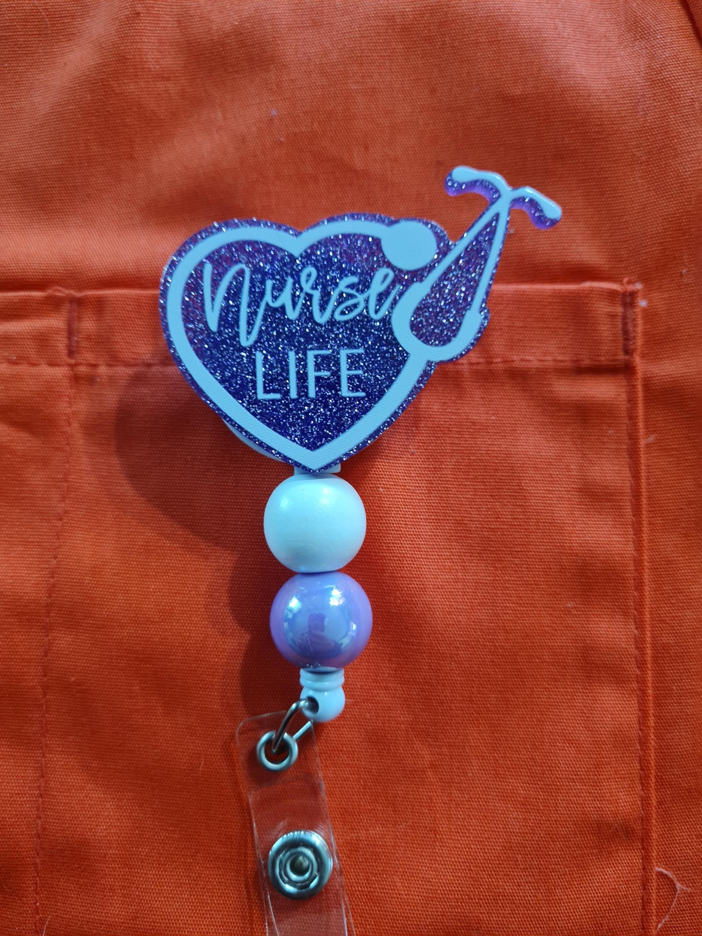 Nurse Life Badge Reel ~ ID Badge Reel ~ Health Care Badge Reel ~ Medical Badge Reel~ Nurse Badge Reel ~ RN Badge Reel