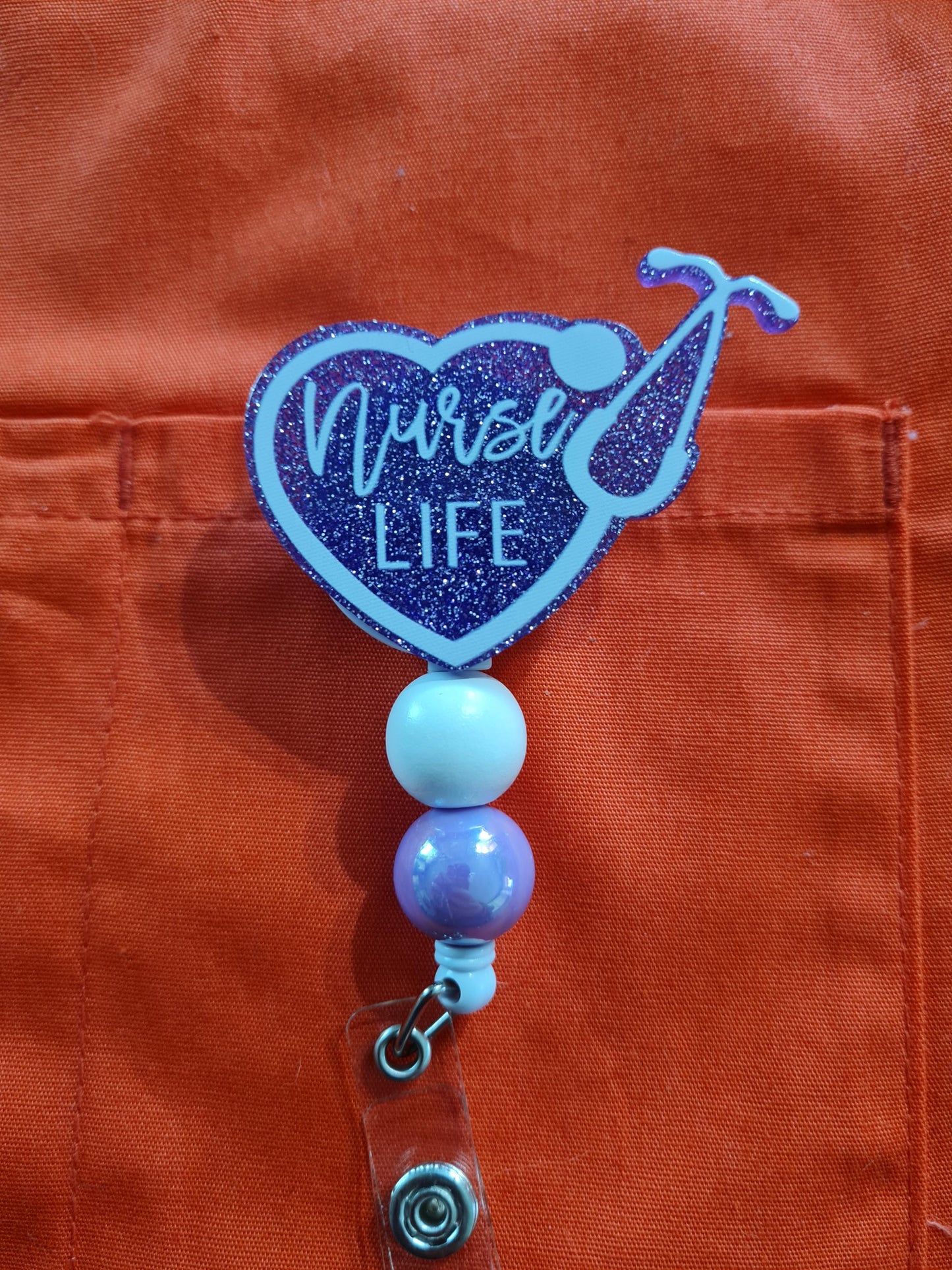 Nurse Life Badge Reel ~ ID Badge Reel ~ Health Care Badge Reel ~ Medical Badge Reel~ Nurse Badge Reel ~ RN Badge Reel