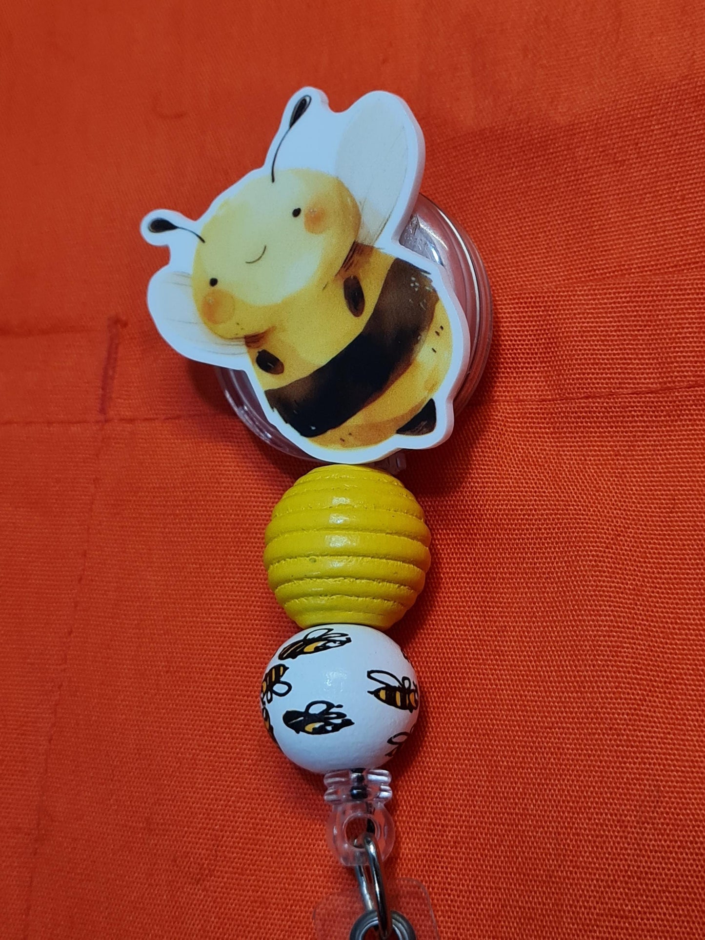 Busy Bee Badge Reel ~ ID Badge Reel ~Health Care Badge Reel ~ Work Badge~ Medical Badge Reel ~ RN Badge Reel ~ Nurse Badge Reel ~ Honey Bee