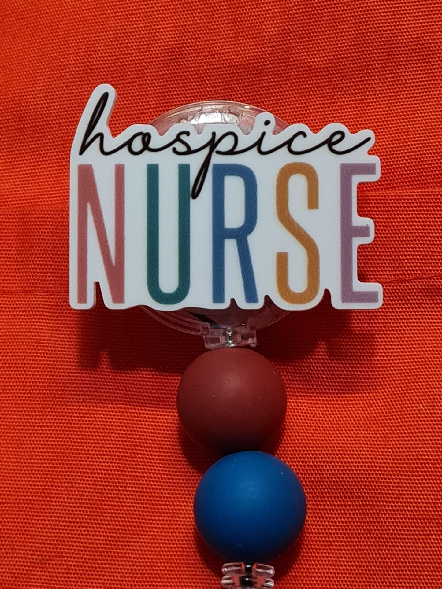 Hospice Nurse Badge Reel ~ Hospice Badge Reel ~ Health Care Badge Reel~ Medical Badge Reel~ Nurse Badge Reel~ RN Badge Reel
