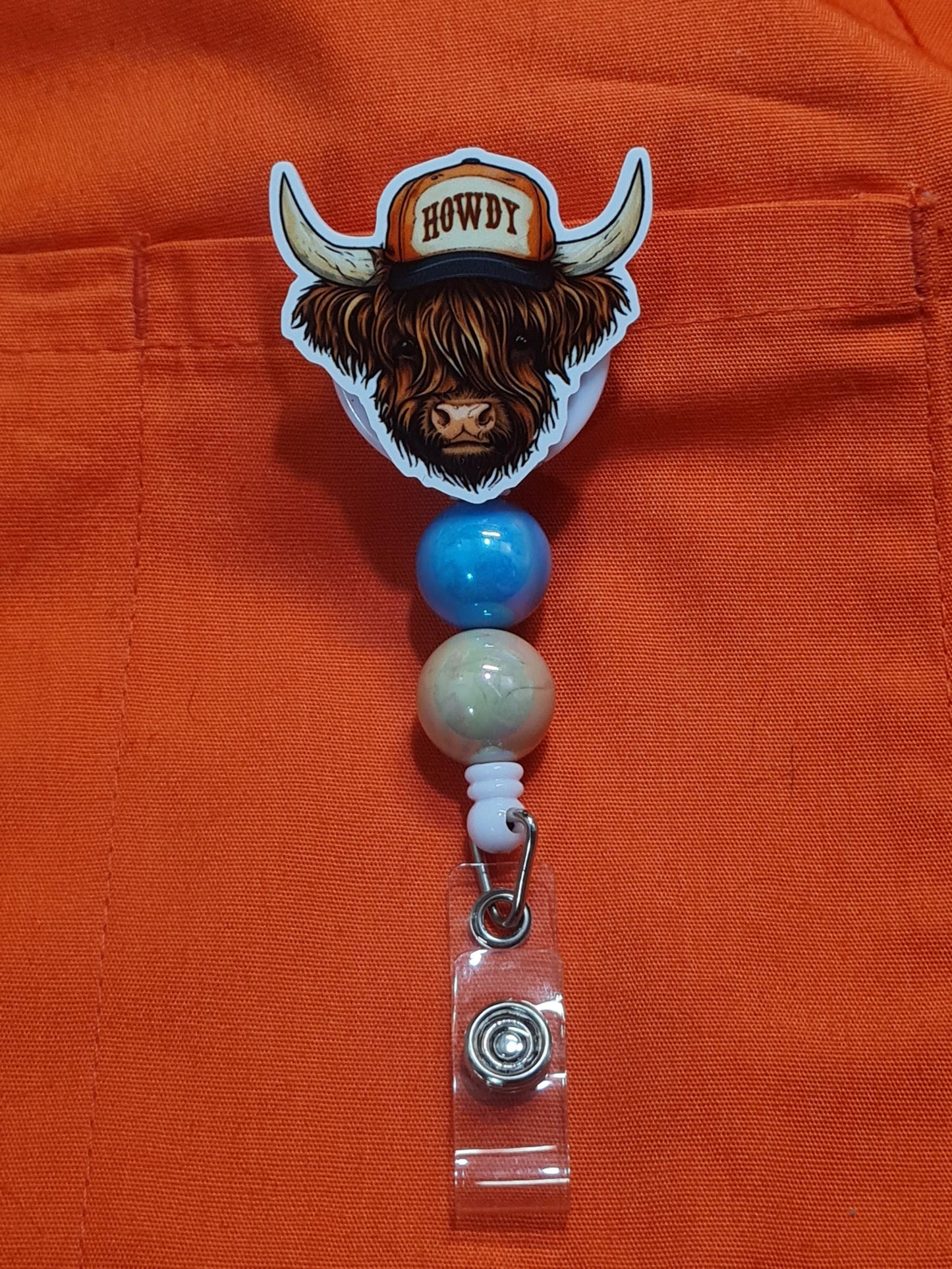 Highland Cow Badge Reel ~ Cow Badge Reel ~ Work Badge ~ Medical Badge Reel ~ Howdy Badge Reel ~ Farm Life Badge Reel ~ RN Reel ~ Hairy Cow