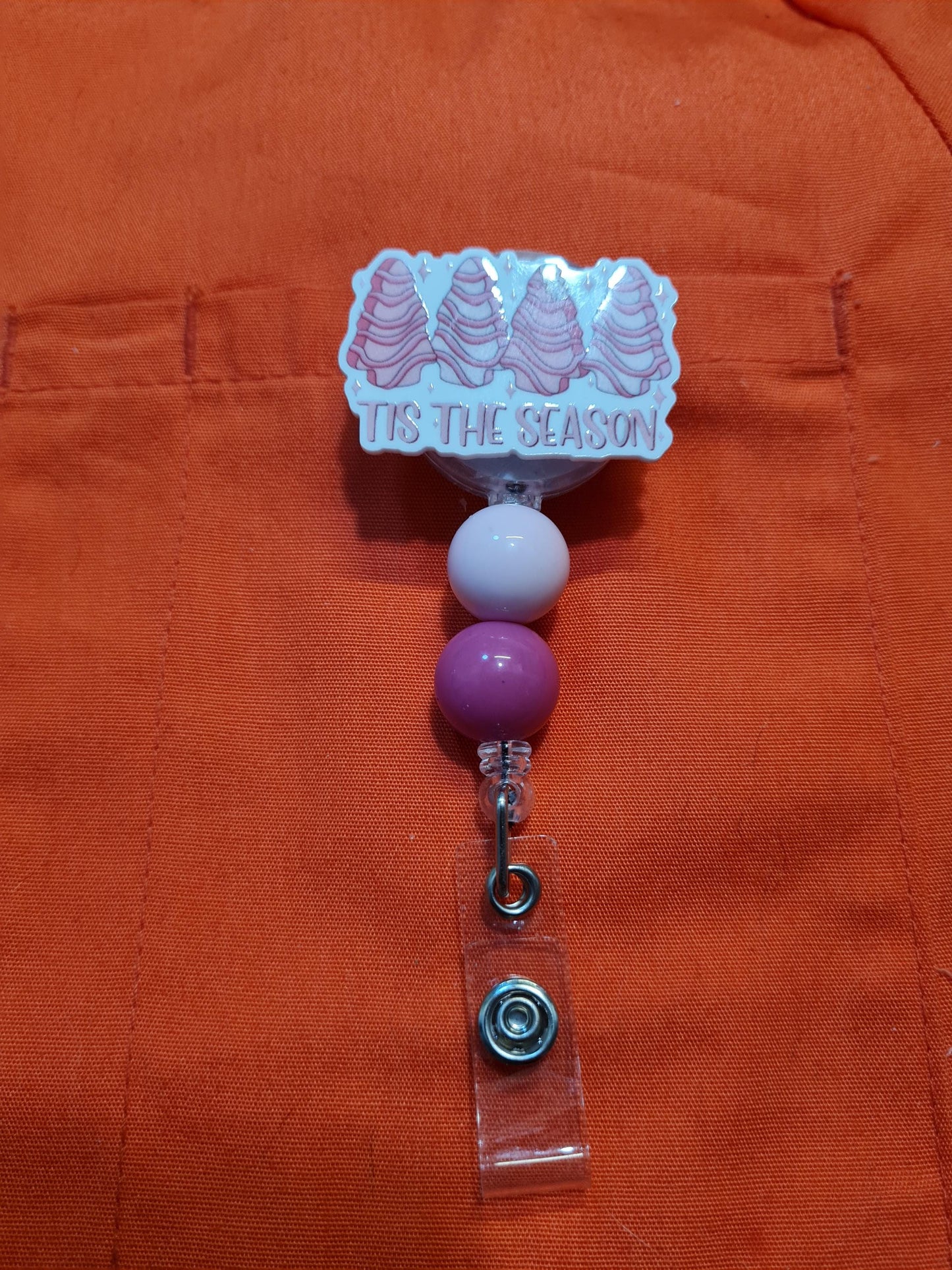 Christmas Tree Snack Cake Badge Reel ~ Health Care Badge Reel ~ Work Badge ~ Medical Badge Reel ~ Tis the Season Badge Reel~ Tree Snack Cake