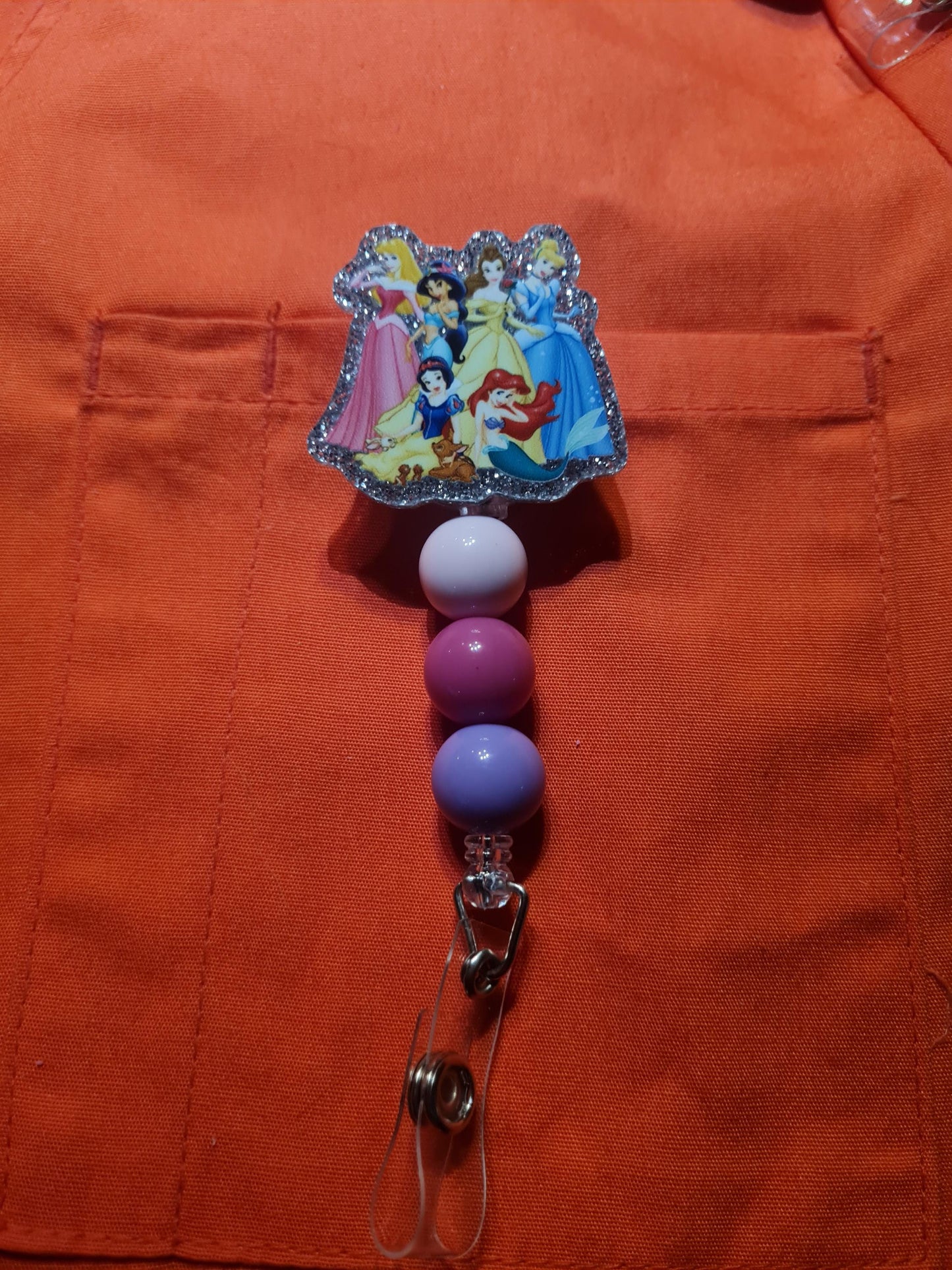 Princess Badge Reel ~ Health Care Badge Reel ~ Work Badge ~ Medical Badge Reel ~ Pediatrics Badge Reel ~ RN ~ Disney Fan Badge Reel