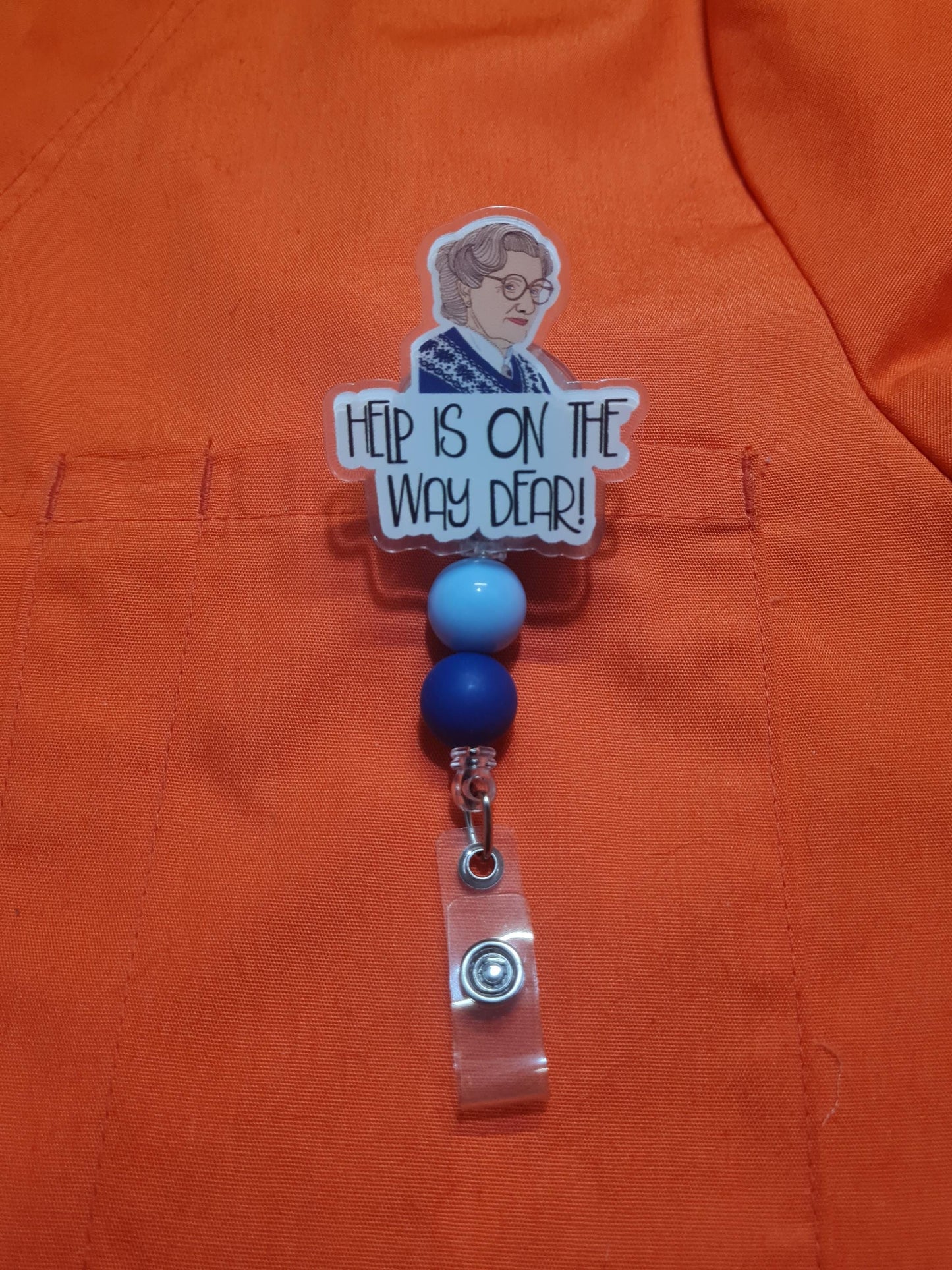 Help Is on the Way Badge Reel ~  Badge Reel ~ Health Care Badge Reel~ Medical Badge Reel~ Nurse Badge Reel ~ RN Badge Reel