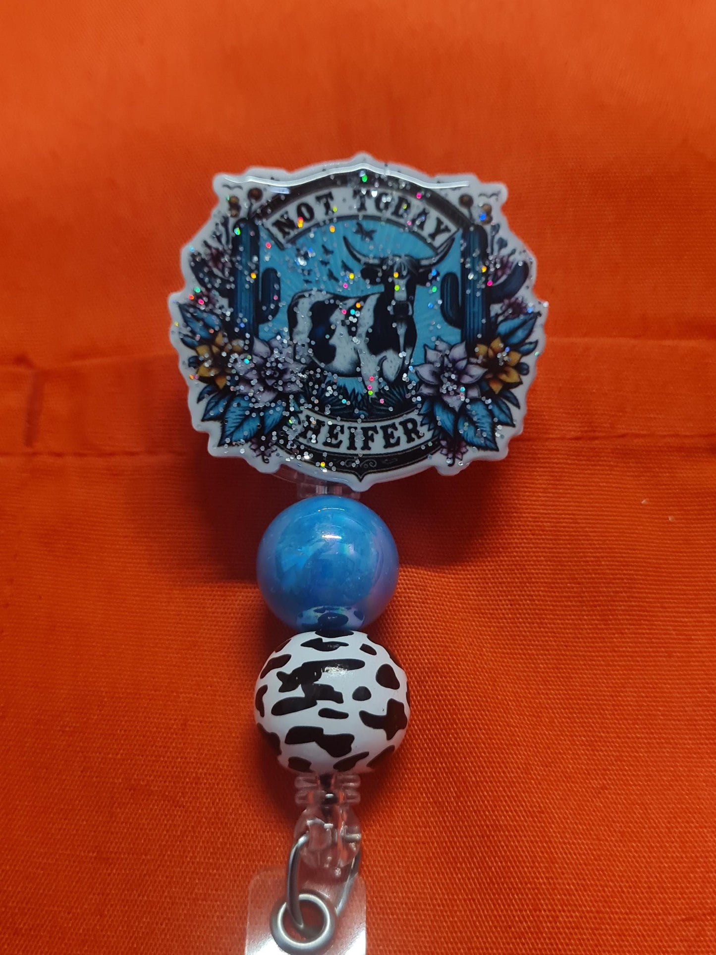 Not Today Heifer Badge Reel ~  Badge Reel ~ Health Care Badge Reel~ Medical Badge Reel~ Nurse Badge Reel ~ RN Badge Reel ~ Don't Try Me