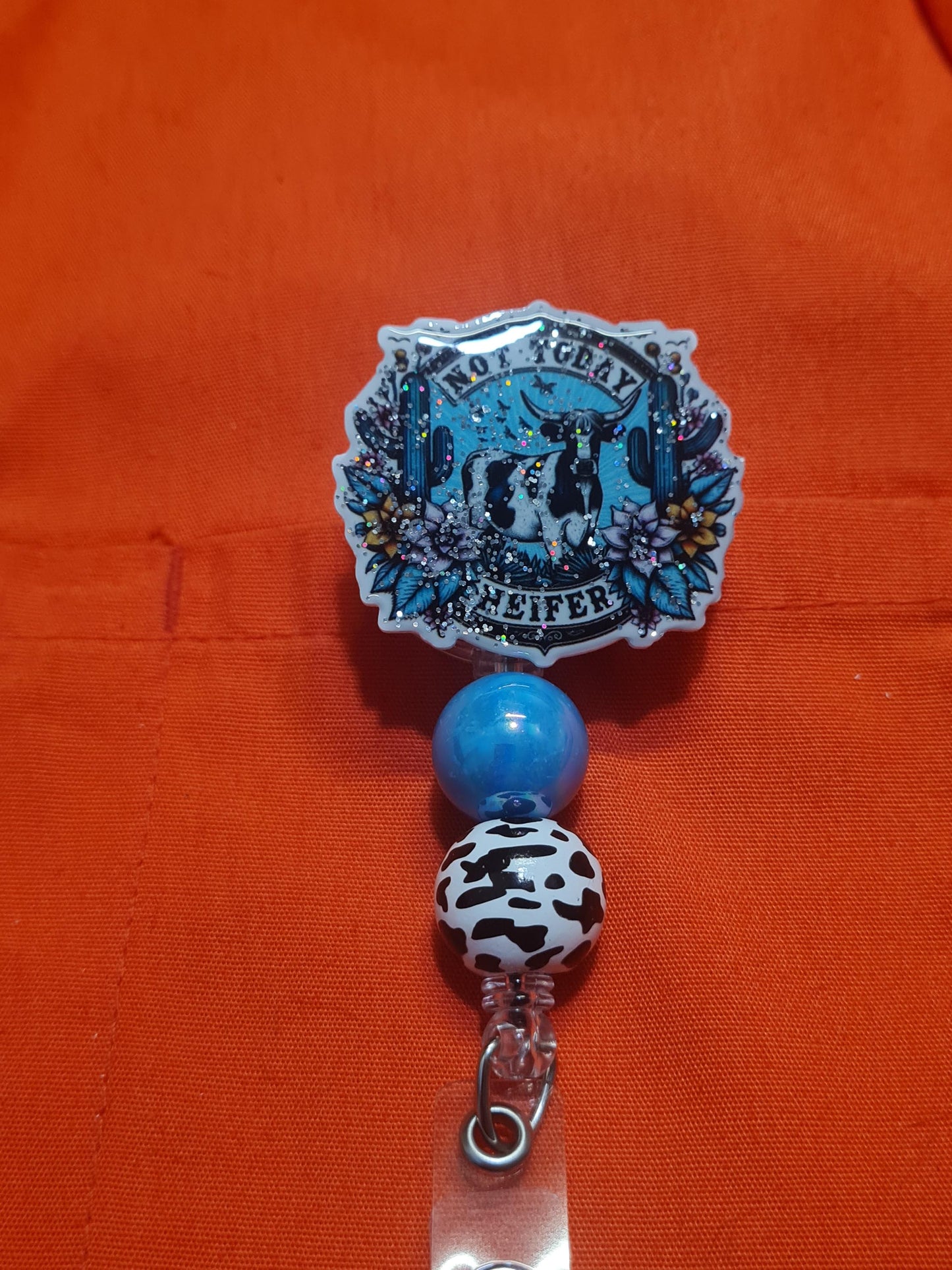 Not Today Heifer Badge Reel ~  Badge Reel ~ Health Care Badge Reel~ Medical Badge Reel~ Nurse Badge Reel ~ RN Badge Reel ~ Don't Try Me