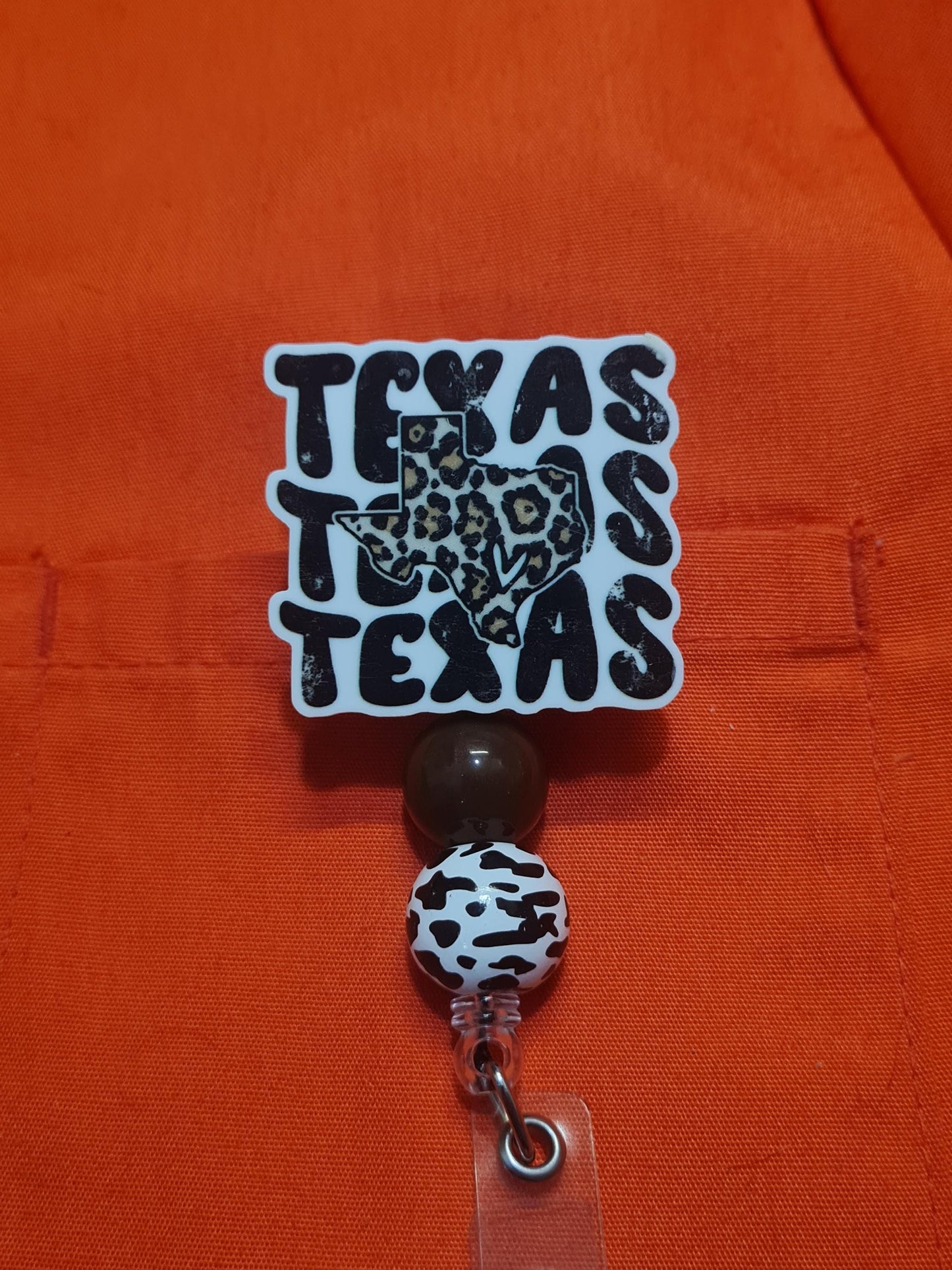 Texas Badge Reel ~  Badge Reel ~ Health Care Badge Reel~ Medical Badge Reel~ Nurse Badge Reel ~ RN Badge Reel ~ Don't Mess with Texas ~ Everything Is Bigger In Texas
