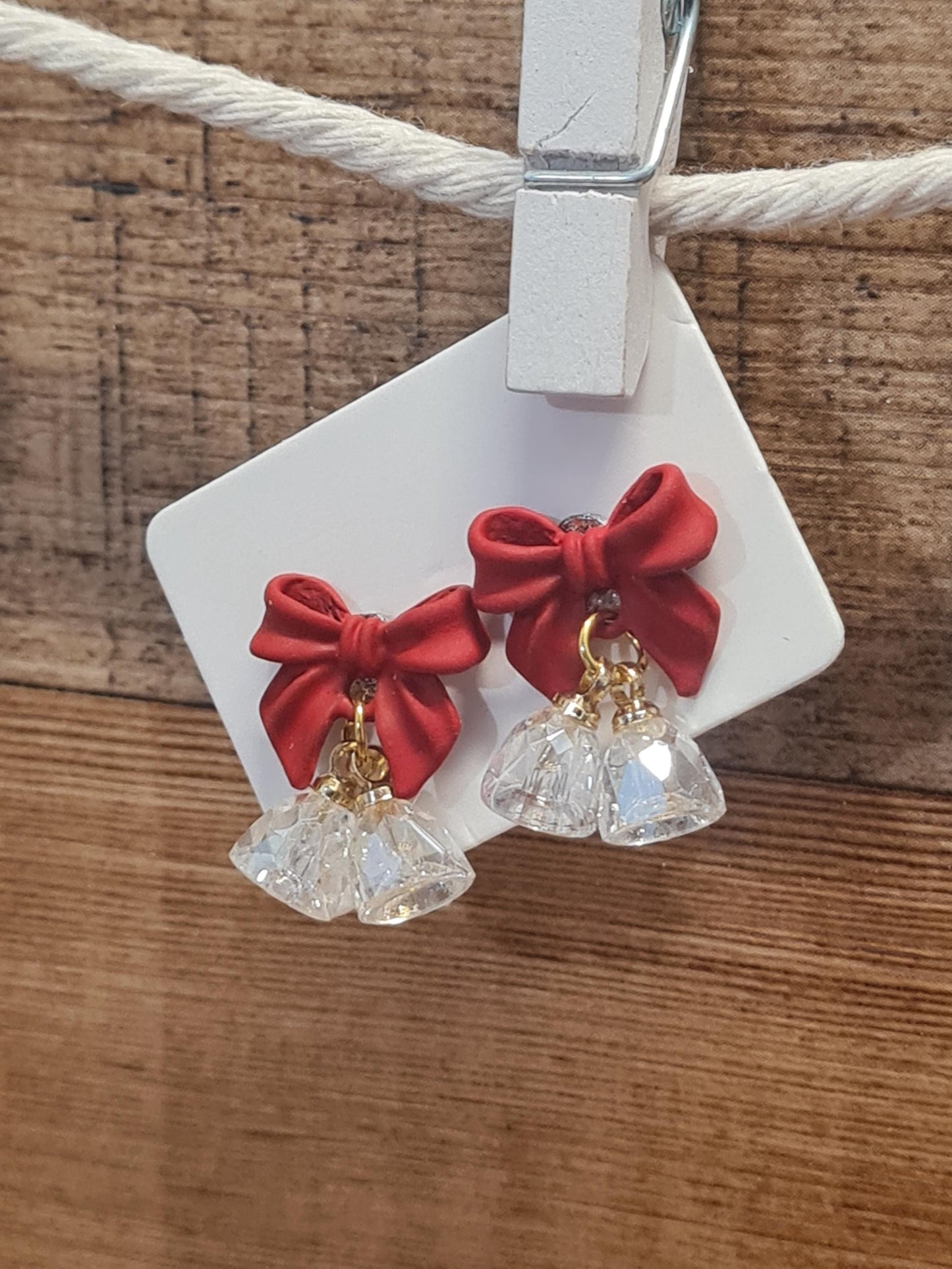 Christmas Earrings ~ Christmas Bow Earrings ~ Holiday Earrings ~ Xmas Earrings ~ Kids Earrings ~ Christmas Jewelry~ Fun Christmas Earrings