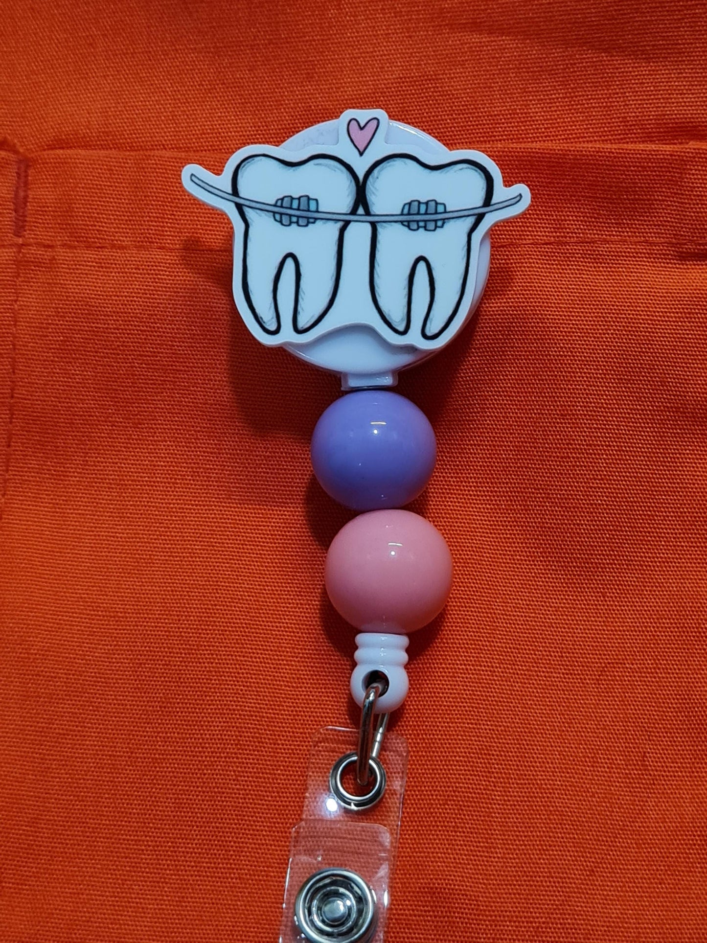 Orthodontia Badge Reel ~ ID Badge Reel ~ Orthodontist Badge Reel ~ Orthodontist Assistant Badge Reel ~ Dentist Office Badge Reel ~ Braces