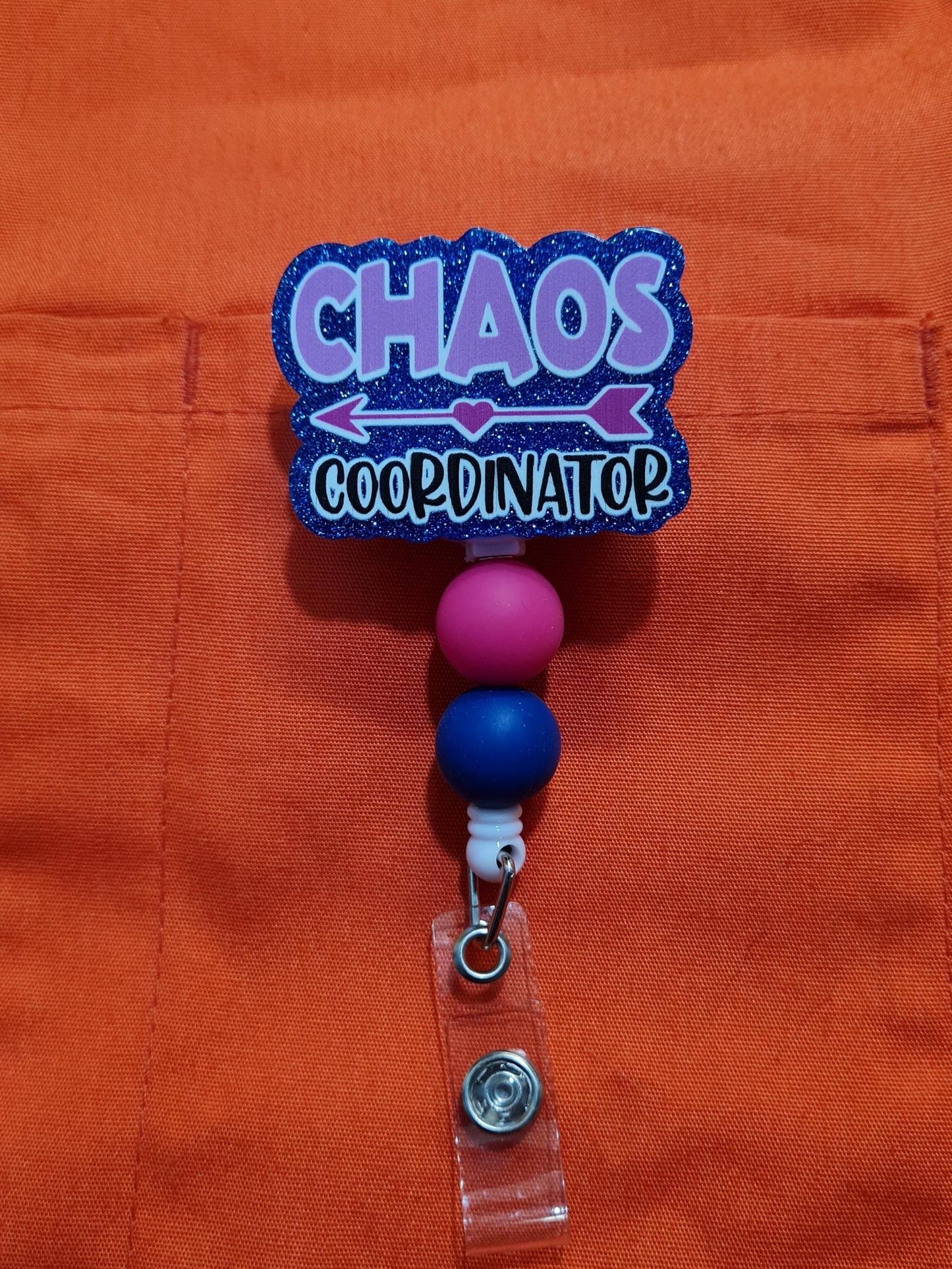 Chaos Coordinator Badge Reel ~ ID Badge Reel ~Health Care Badge Reel ~ Chaos Badge Reel ~ Medical Badge Reel ~ RN Badge ~ Nurse Badge Reel