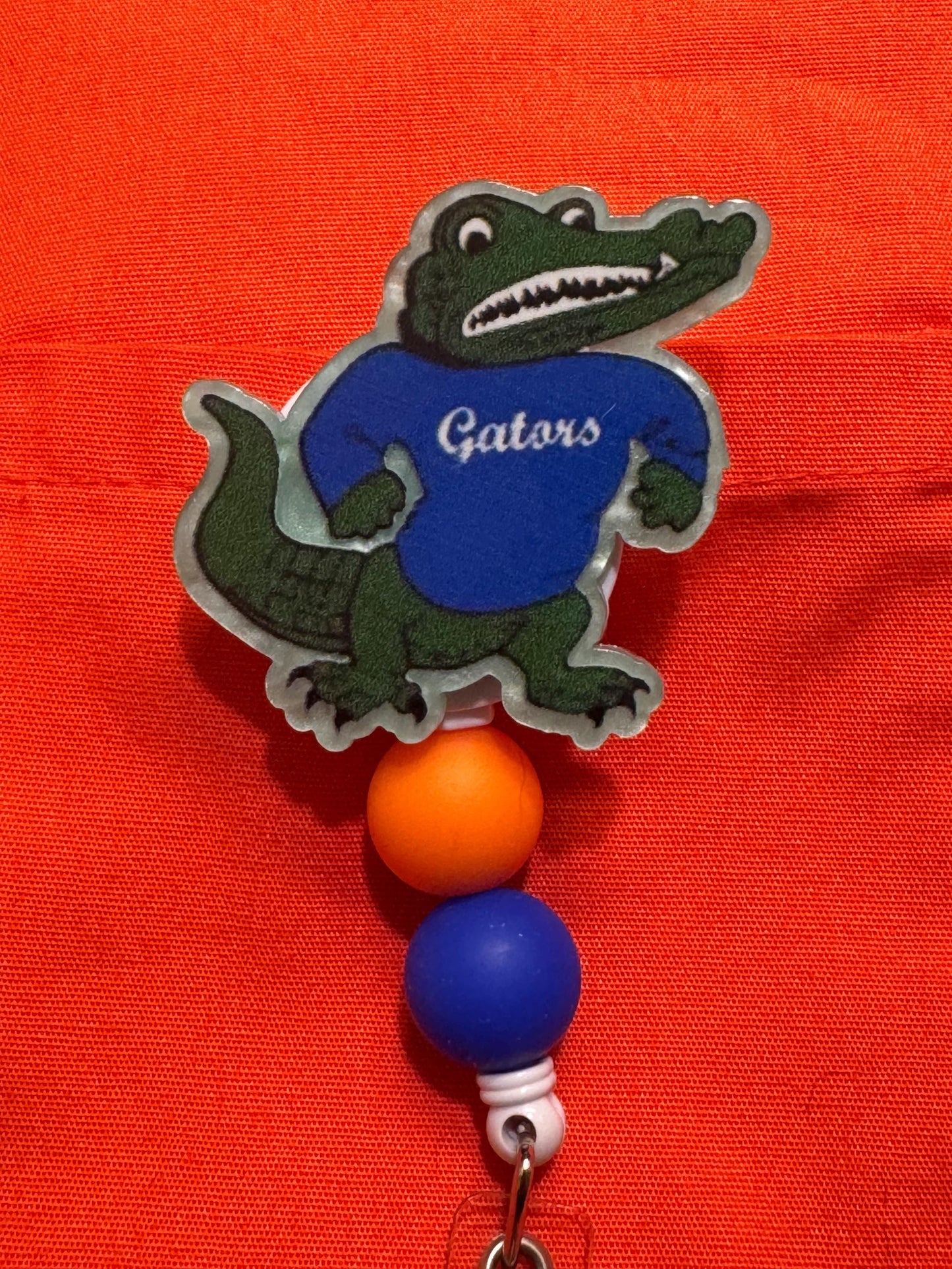 Gators Badge Reel ~ ID Badge Reel ~ Health Care Badge Reel ~ Medical Badge Reel ~ Florida Gators Badge Reel ~ Gators Fan