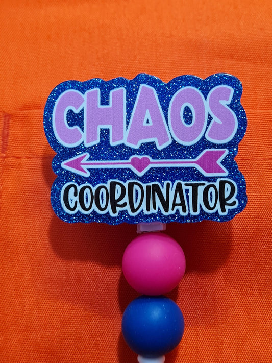 Chaos Coordinator Badge Reel ~ ID Badge Reel ~Health Care Badge Reel ~ Chaos Badge Reel ~ Medical Badge Reel ~ RN Badge ~ Nurse Badge Reel