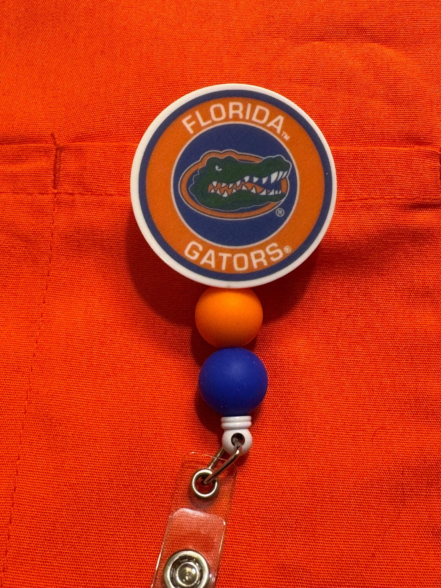 Gators Badge Reel ~ ID Badge Reel ~ Health Care Badge Reel ~ Medical Badge Reel ~ Florida Gators Badge Reel ~ Gators Fan